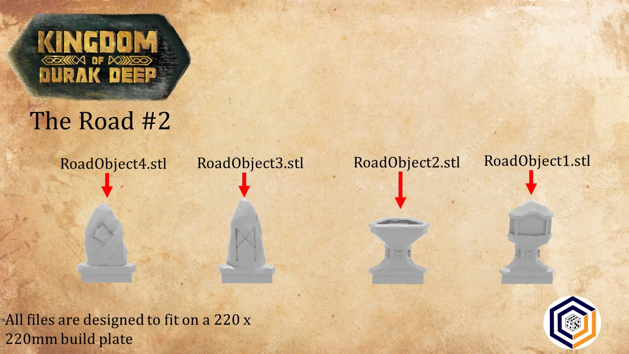 Kingdom of Durak Deep Dwarven Roads Set (STL File) - Image 2
