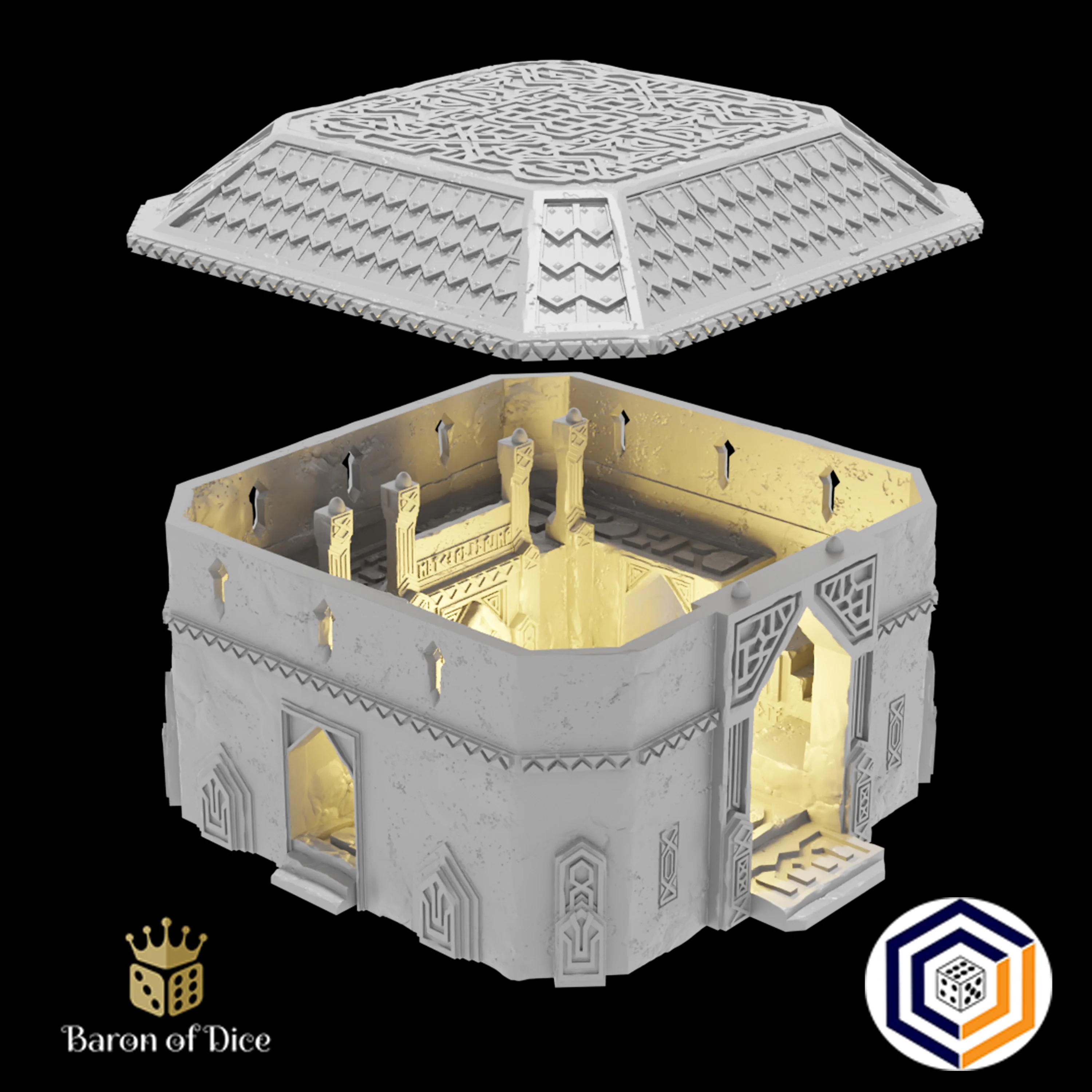 Kingdom of Durak Deep Dwarven Tomb of Kings (STL File) - Image 3