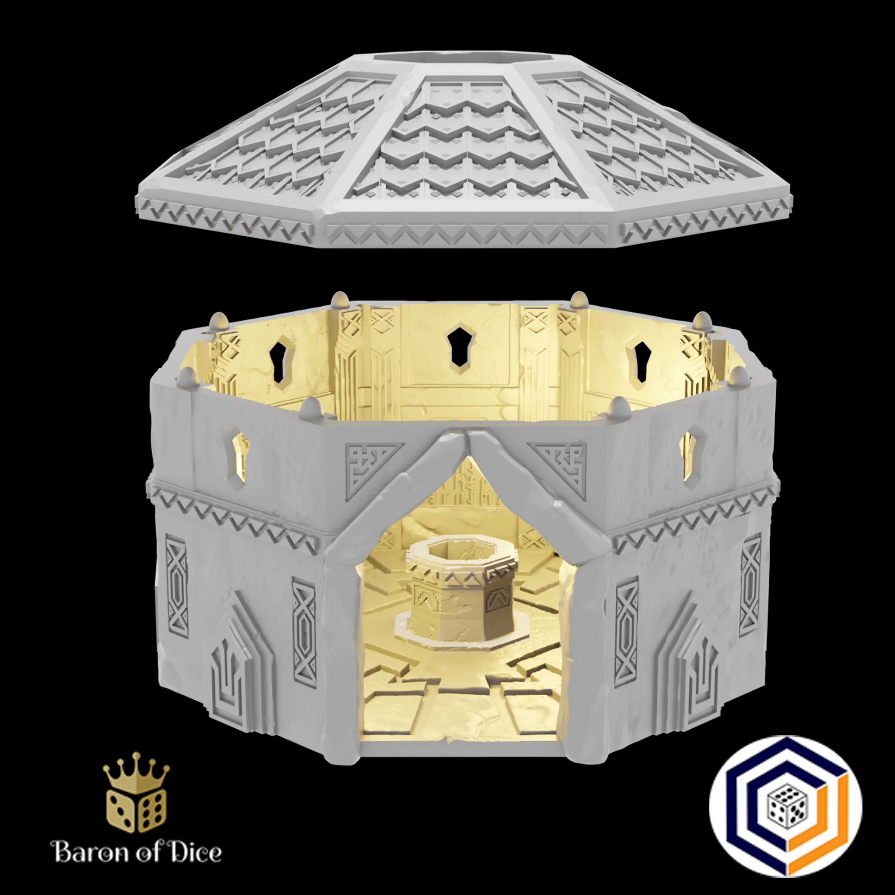 Kingdom of Durak Deep Dwarven Wellhouse (STL File) - Image 3