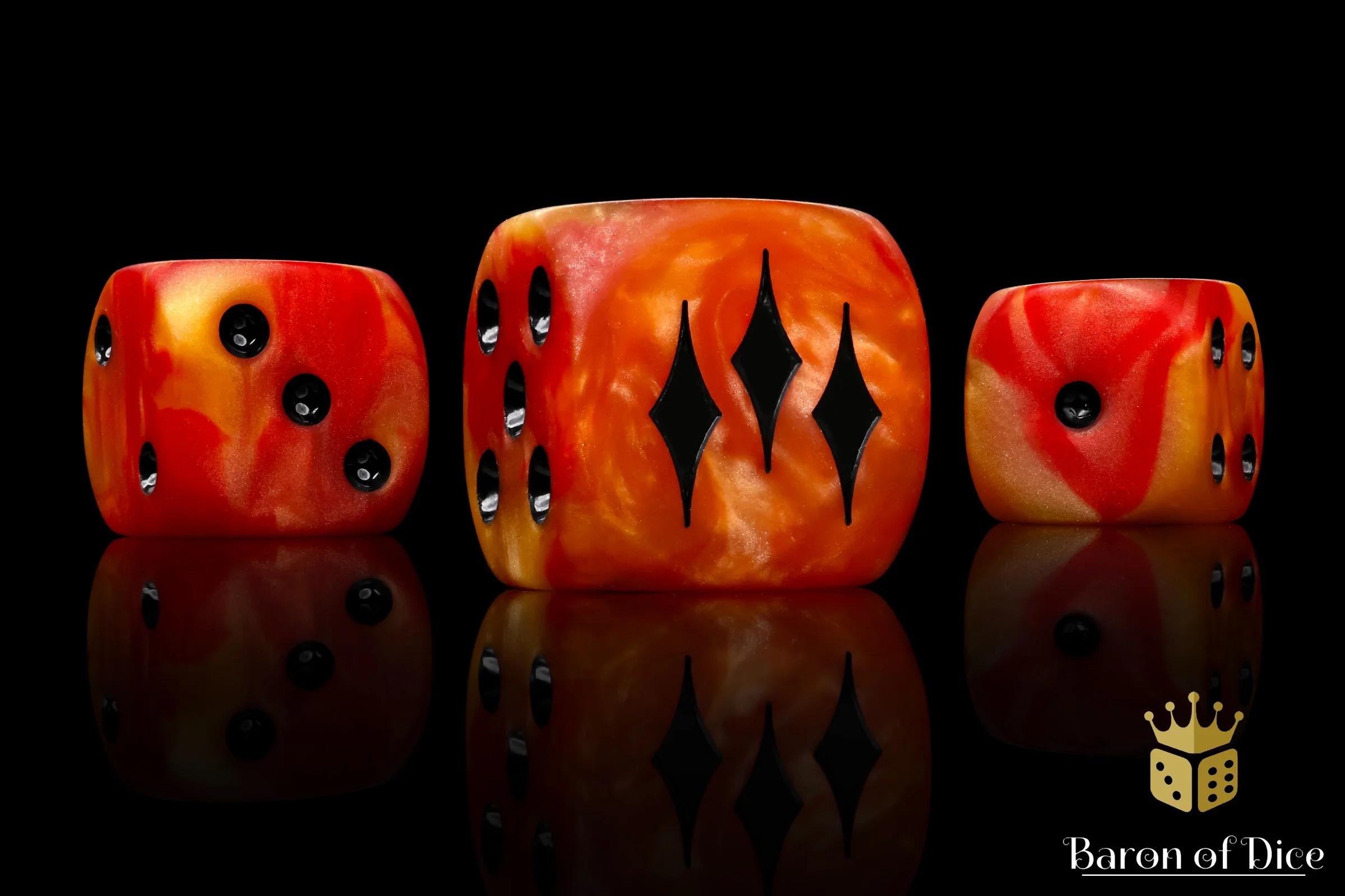 Kings of War: Salamanders - Official Dice Set - Image 2