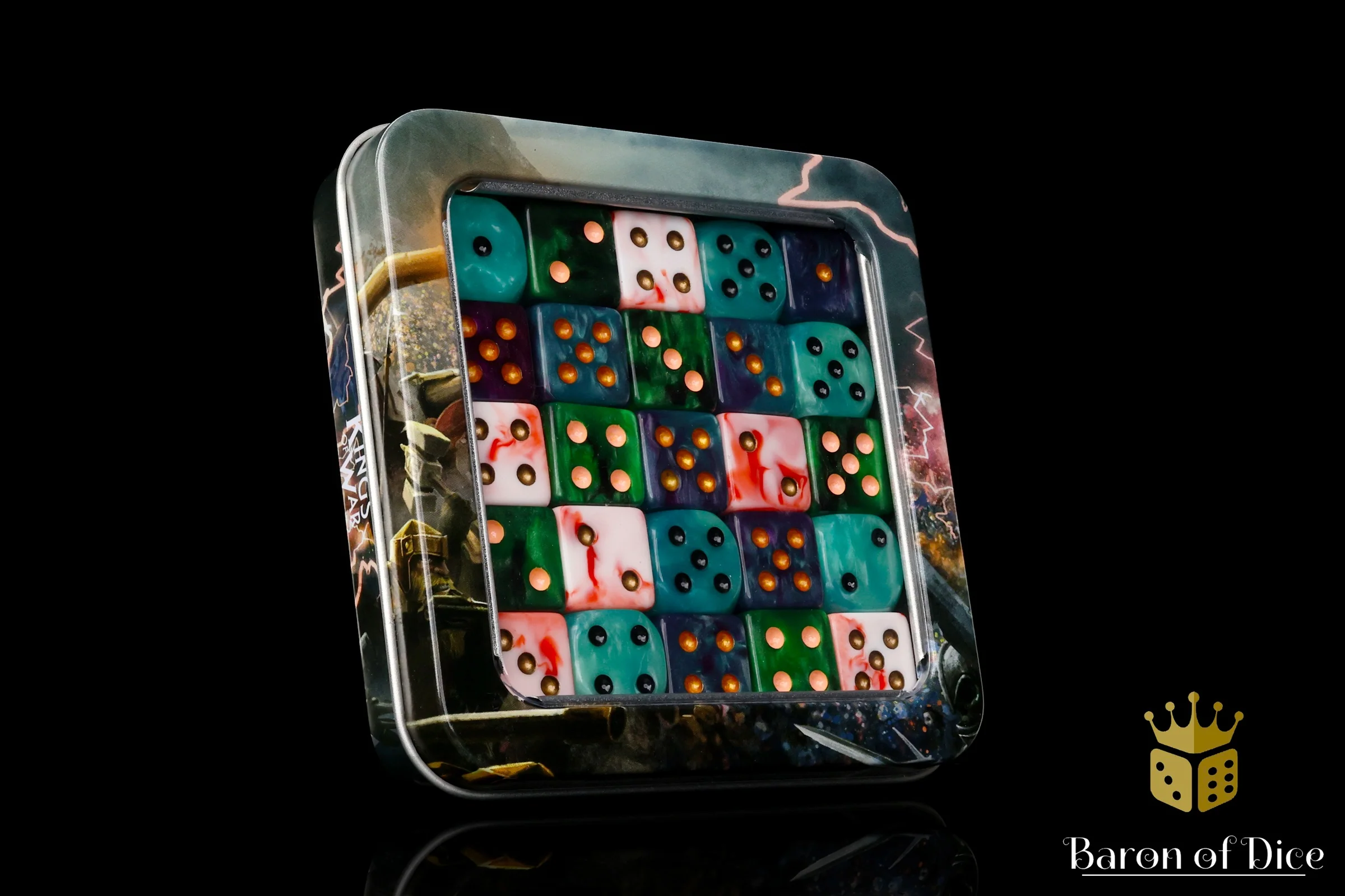 Kings of War: Salamanders - Official Dice Set - Image 3