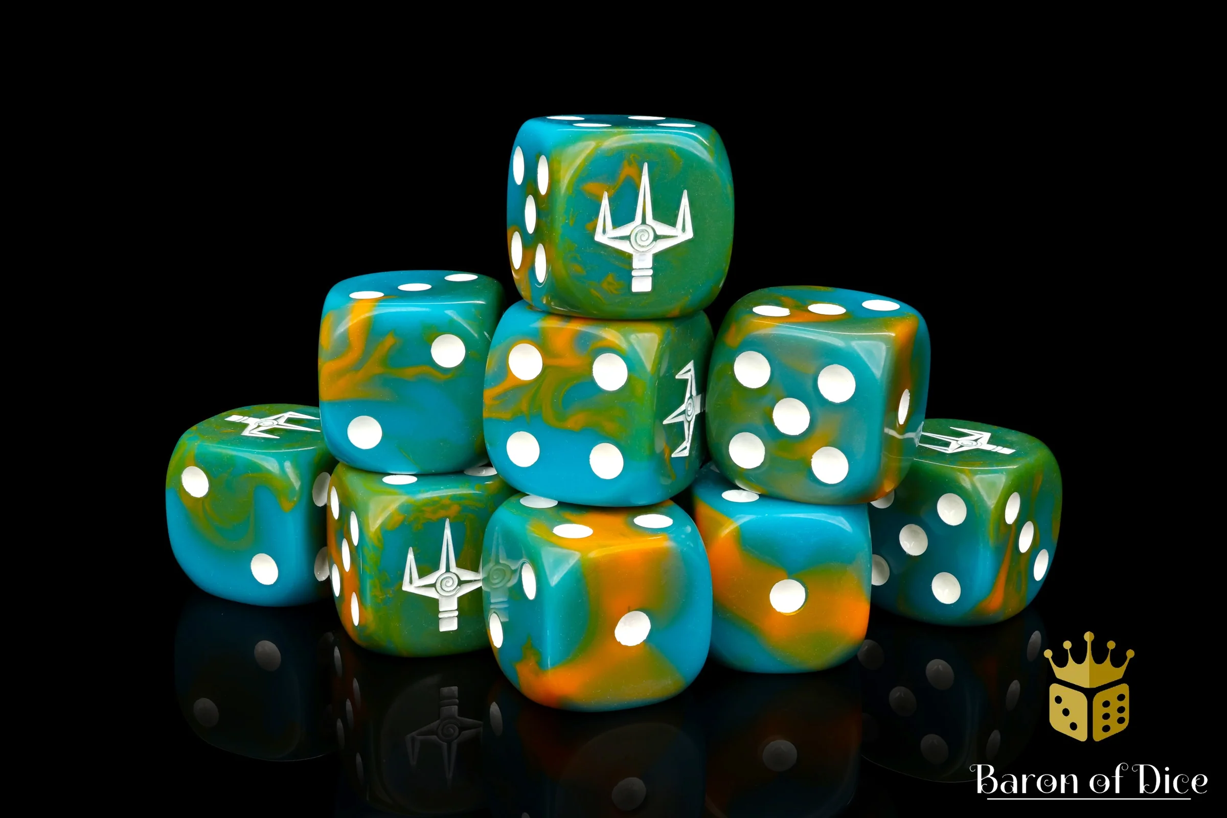 Kings of War: Trident Realm - Official Dice Set - Image 6