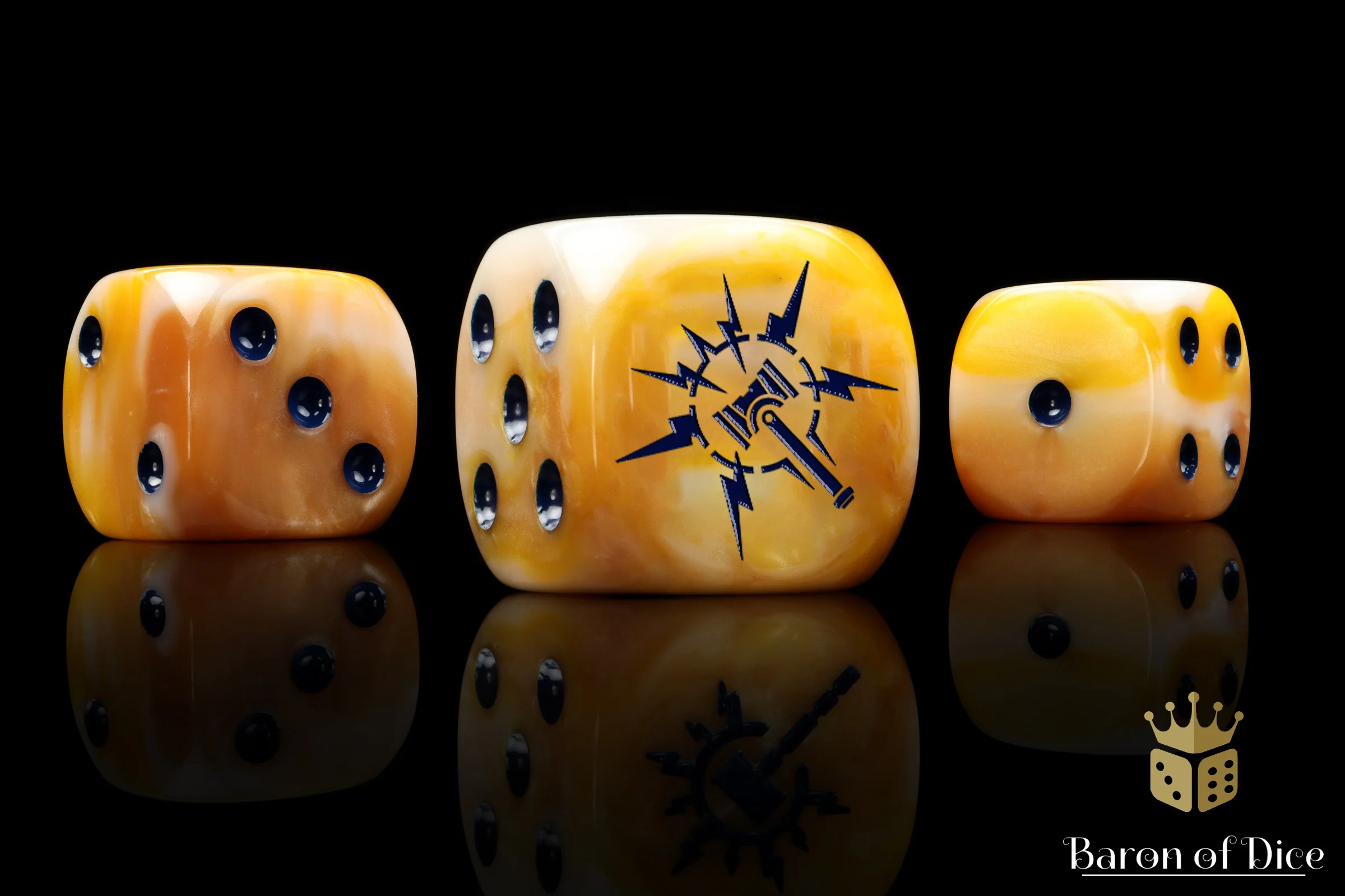 Lightning Hammer Dice - Golden Hues - Image 5