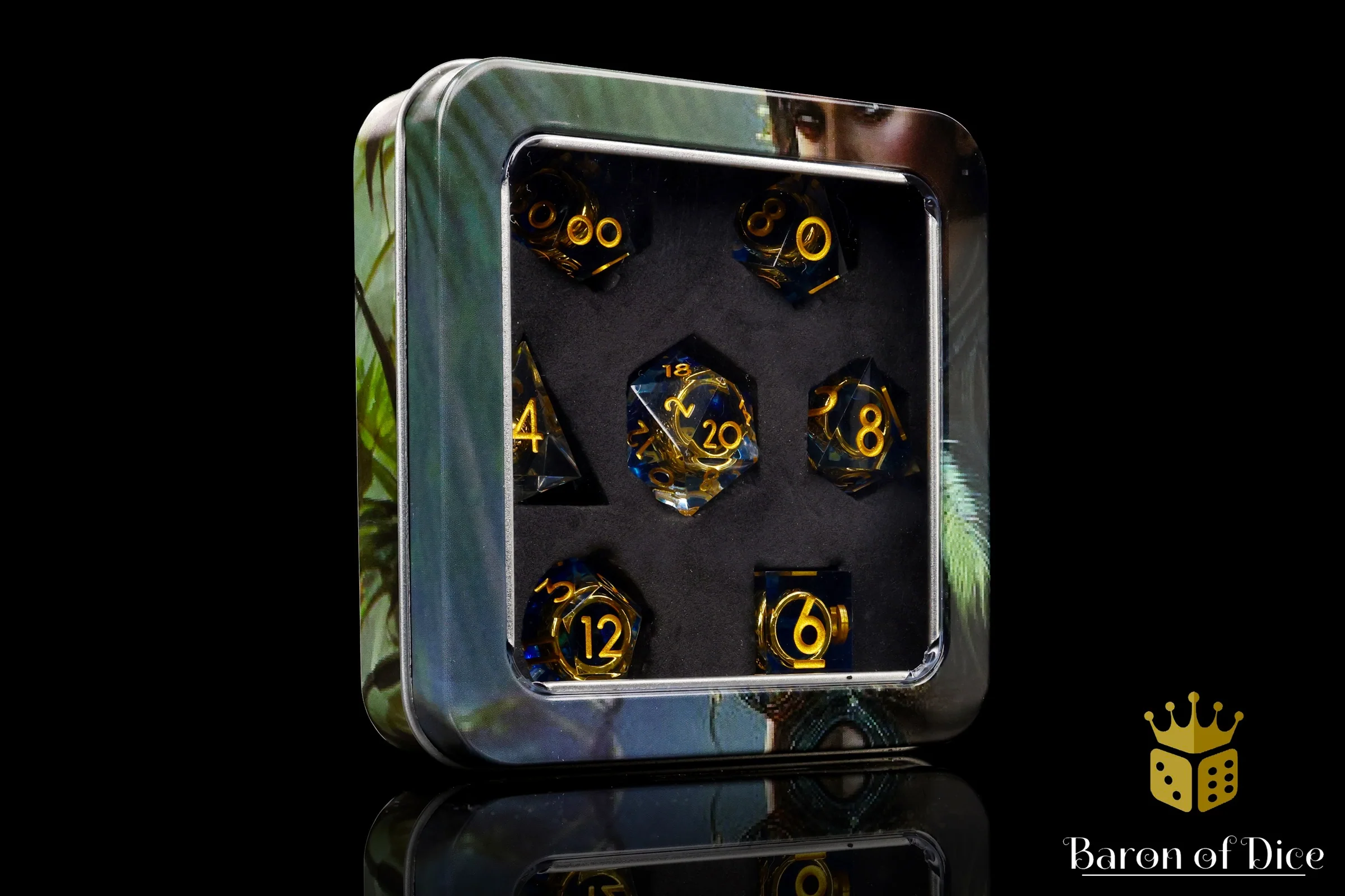 Lost Ring Sharp Edge RPG Dice Set - 7 Pieces - Image 4