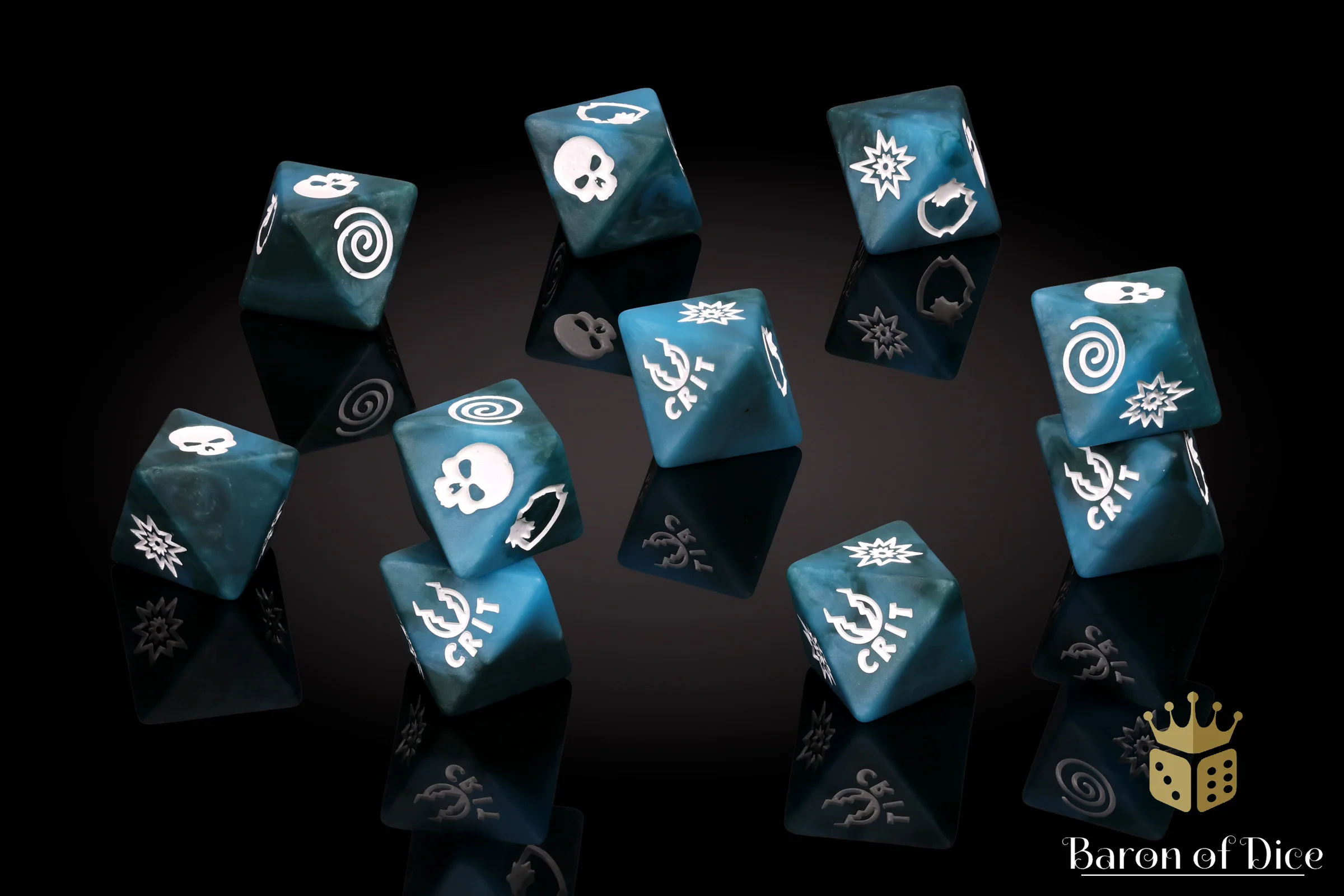 Moon Bolt D8 Dice Set - Image 2