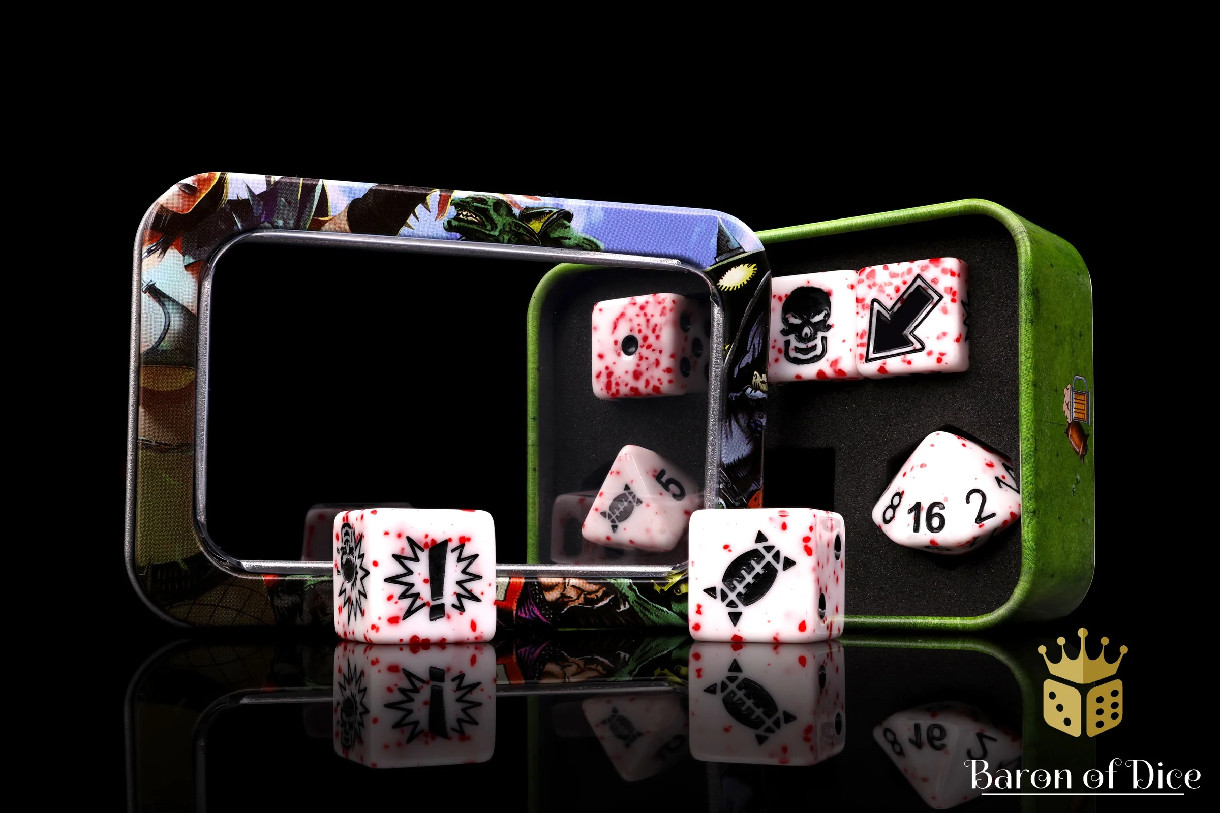 Murderous - Bloody Football Dice (Set of 7) - Image 6