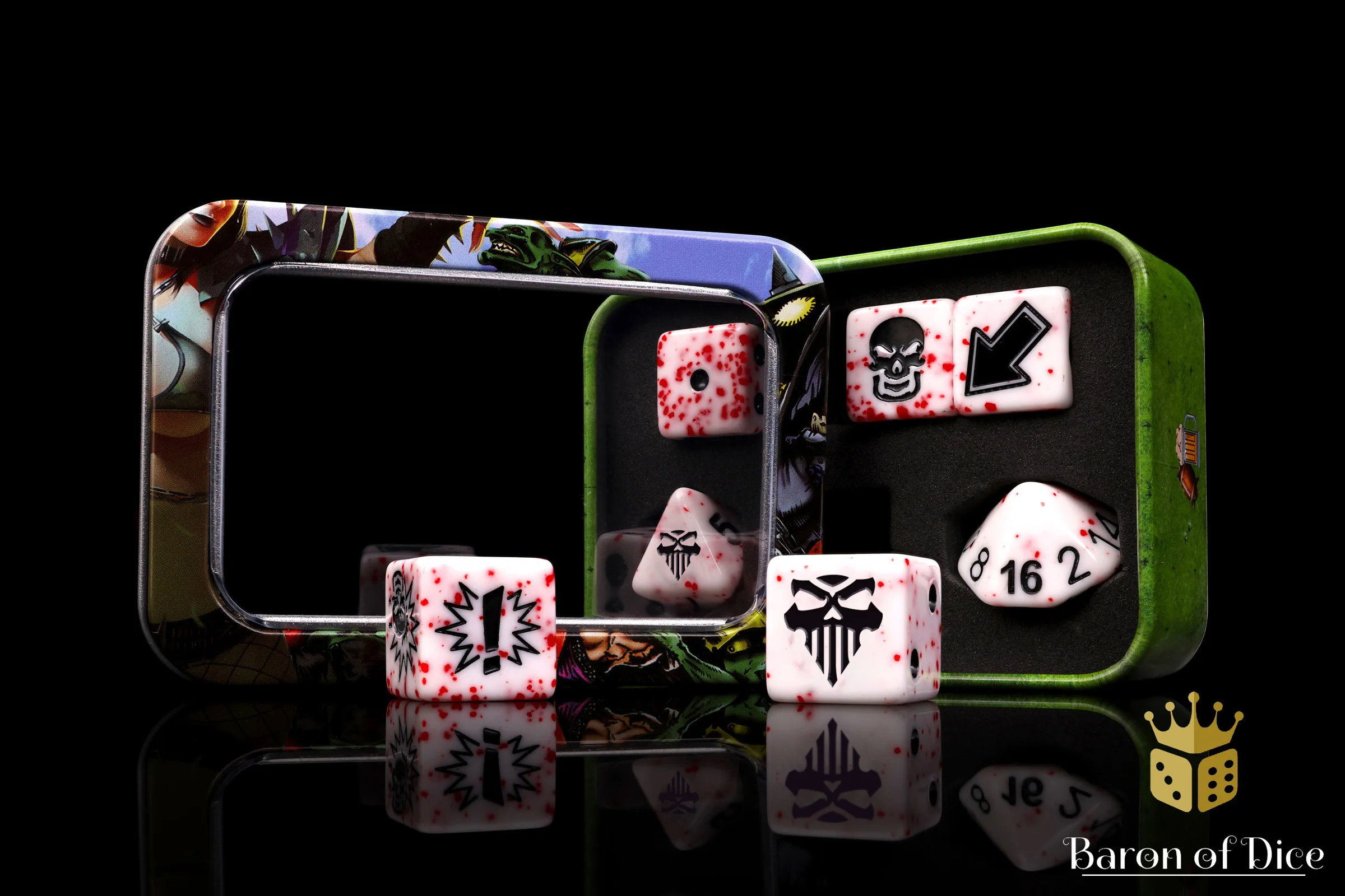 Murderous - Bloody Football Dice (Set of 7) - Image 8