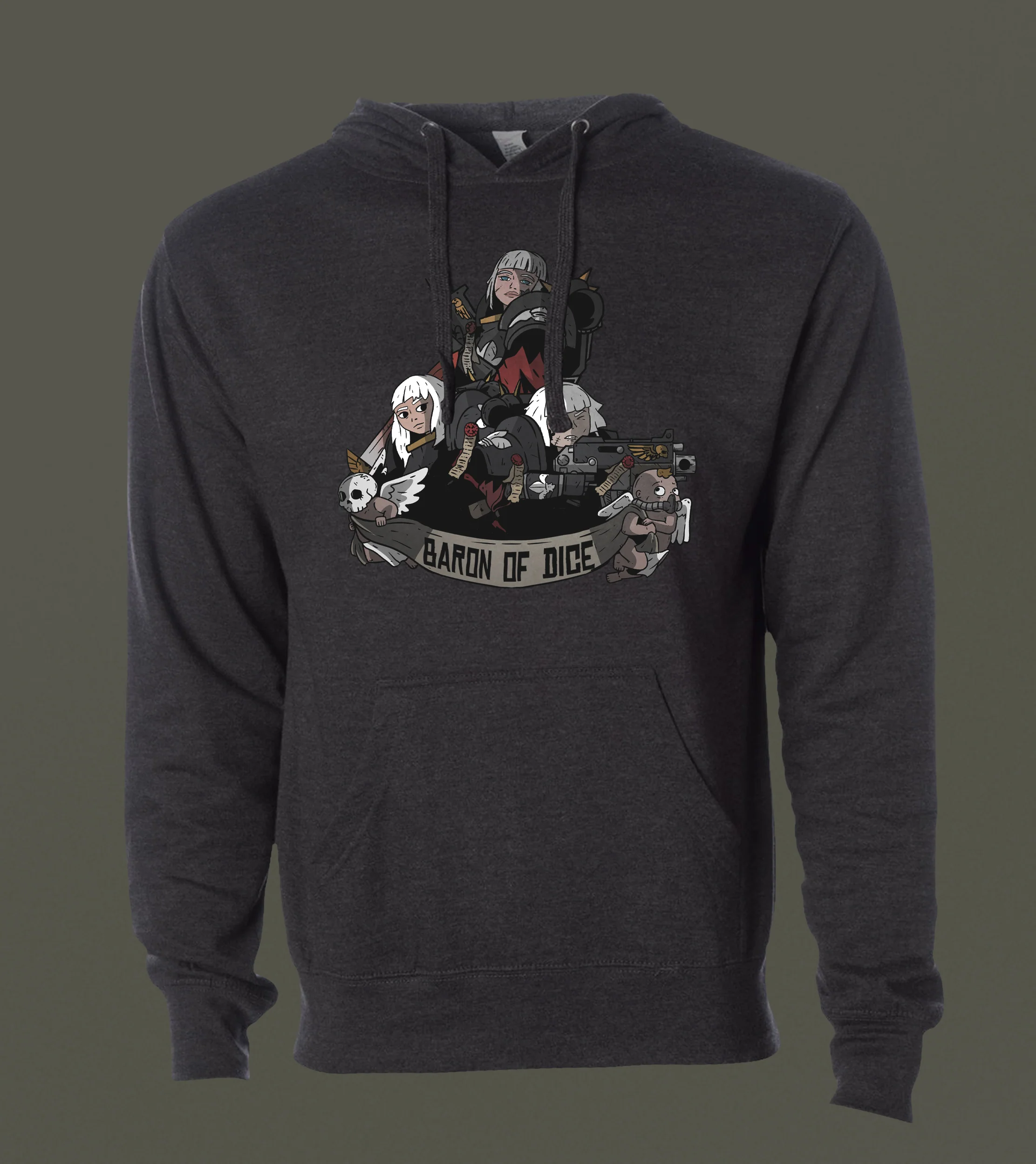 Nuns with Guns - Premium Hoodies - Image 2