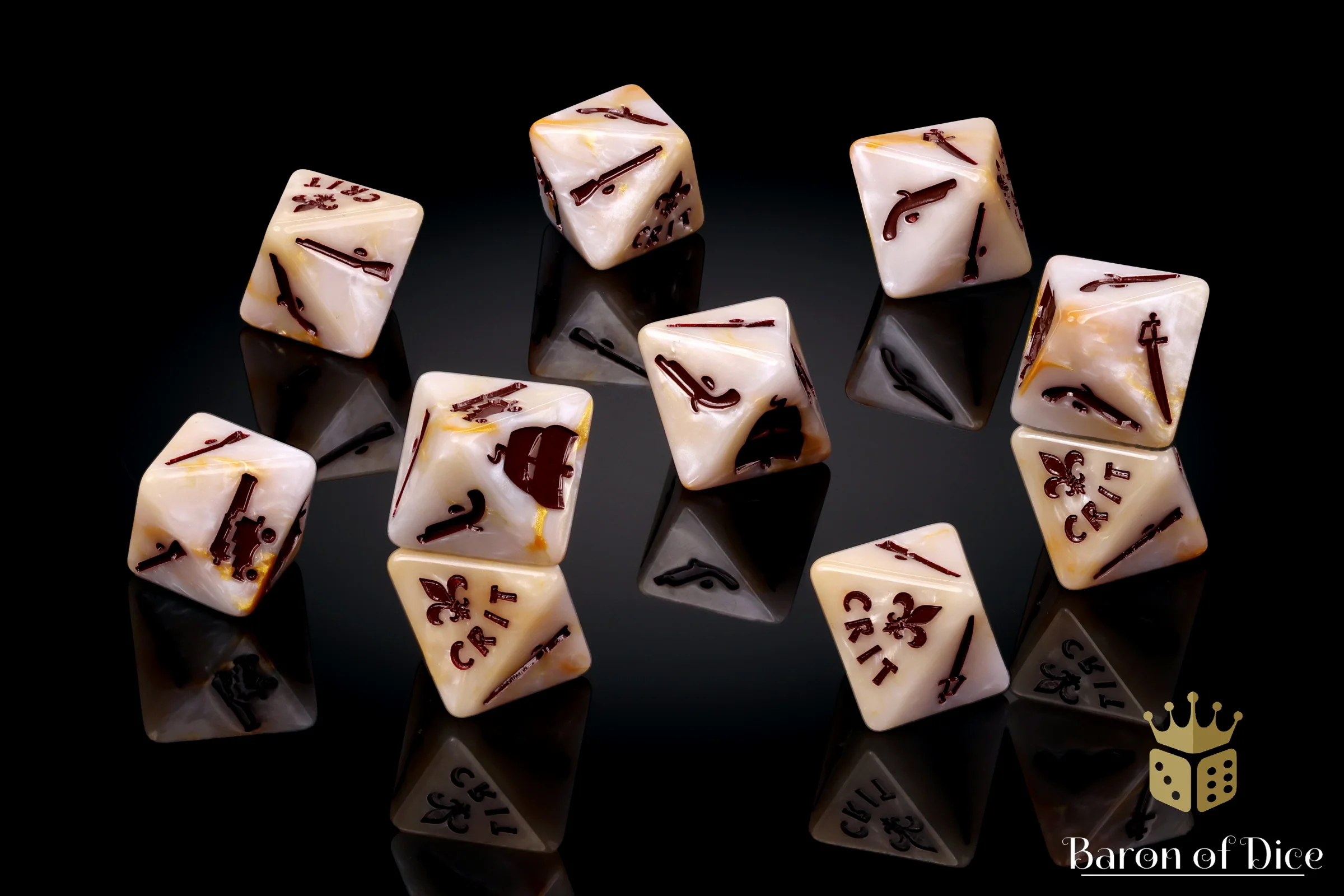 Oak & Iron: French - Official Dice Set - Image 2