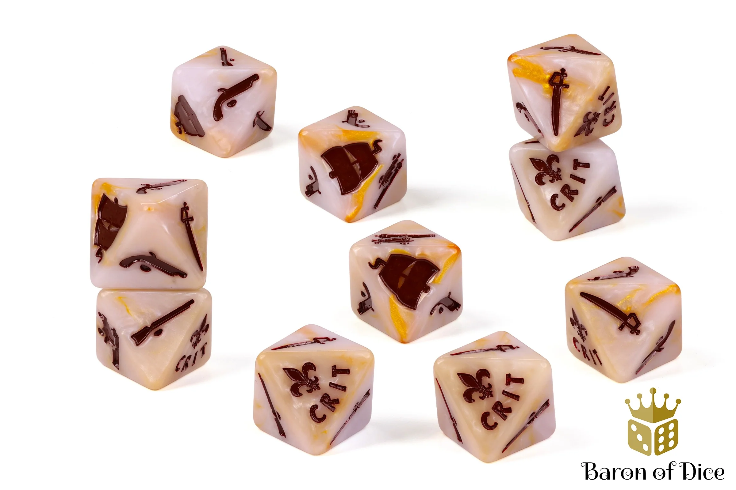 Oak & Iron: French - Official Dice Set - Image 6