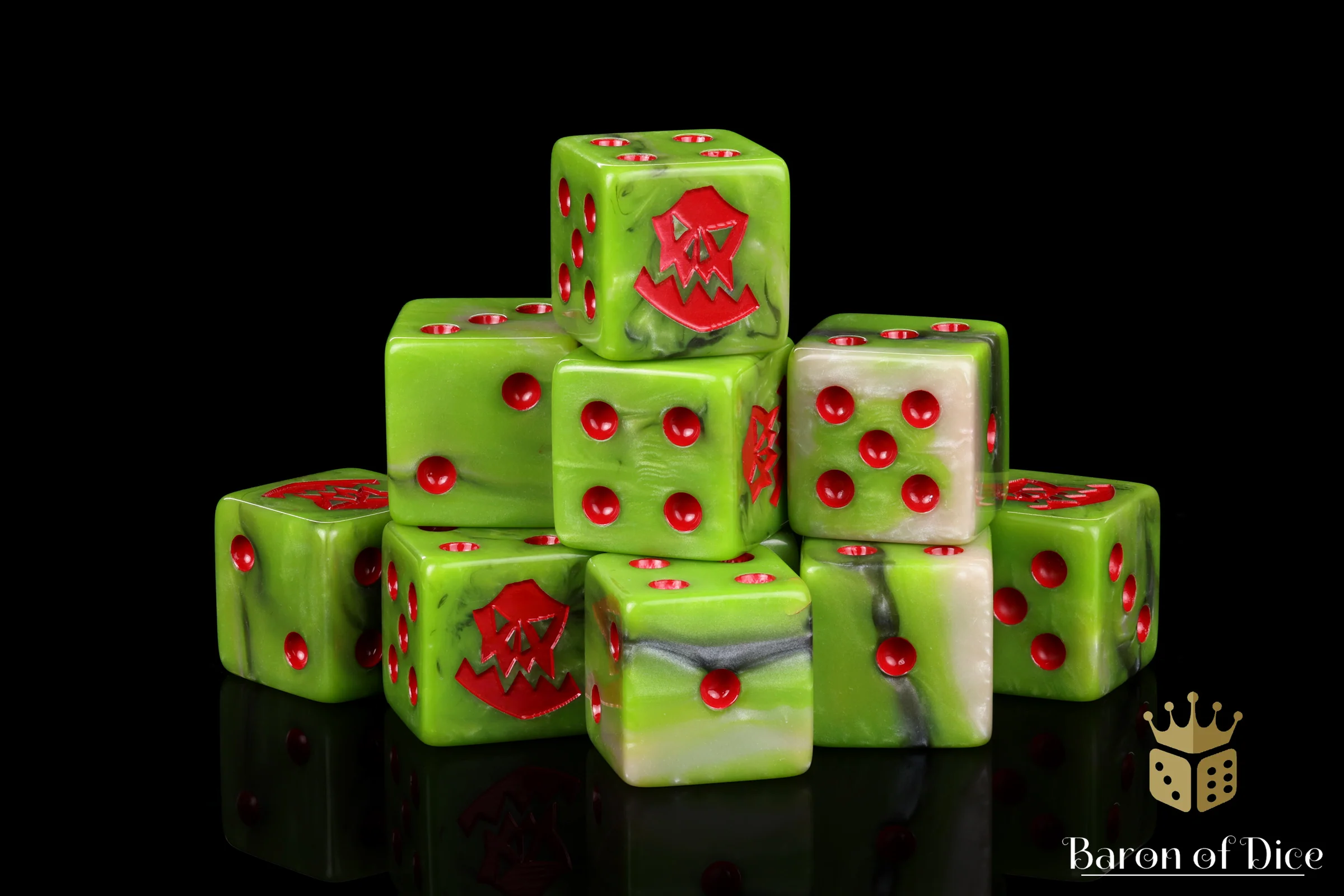 Orc Dice - Red - Image 10
