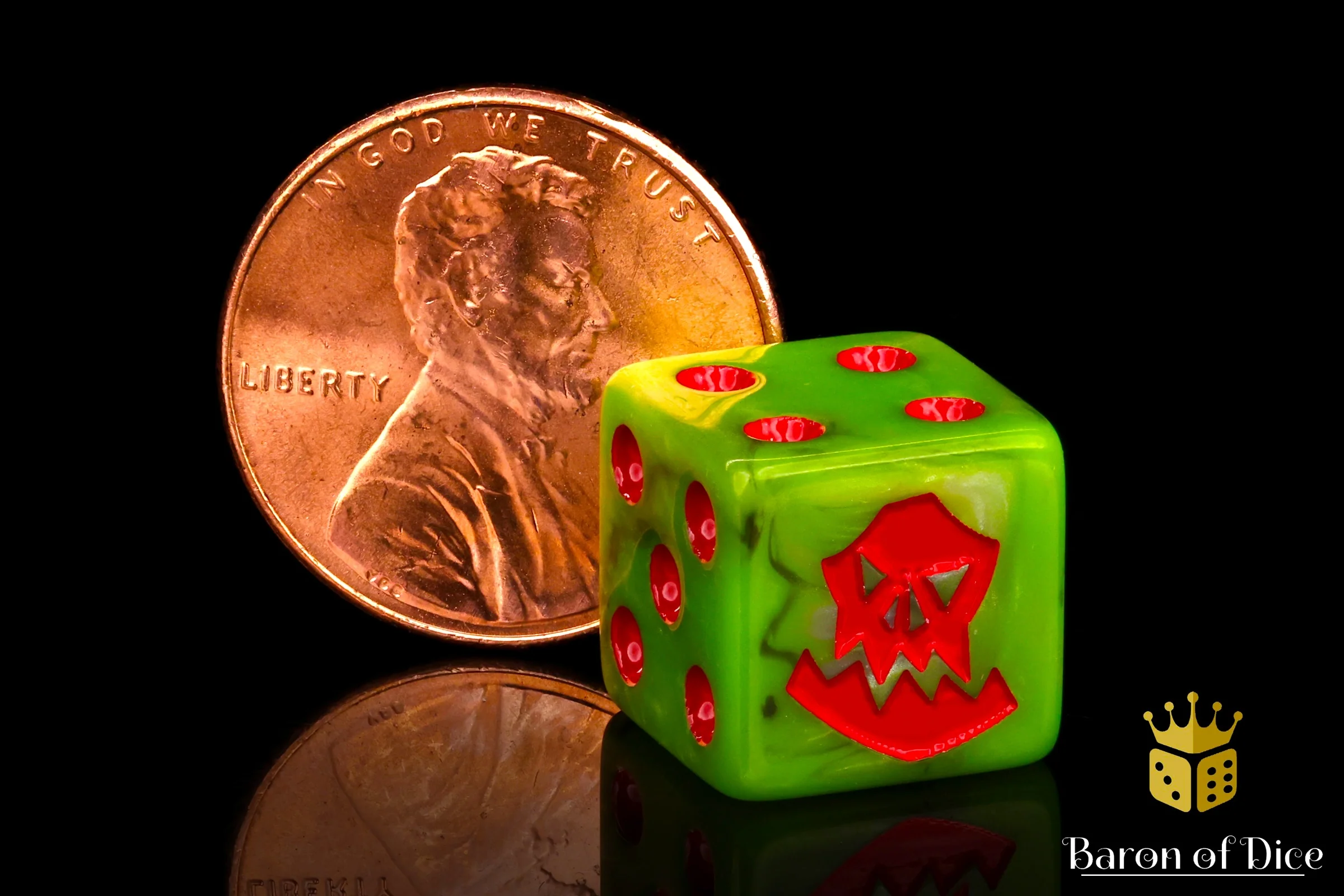 Orc Dice - Red - Image 3