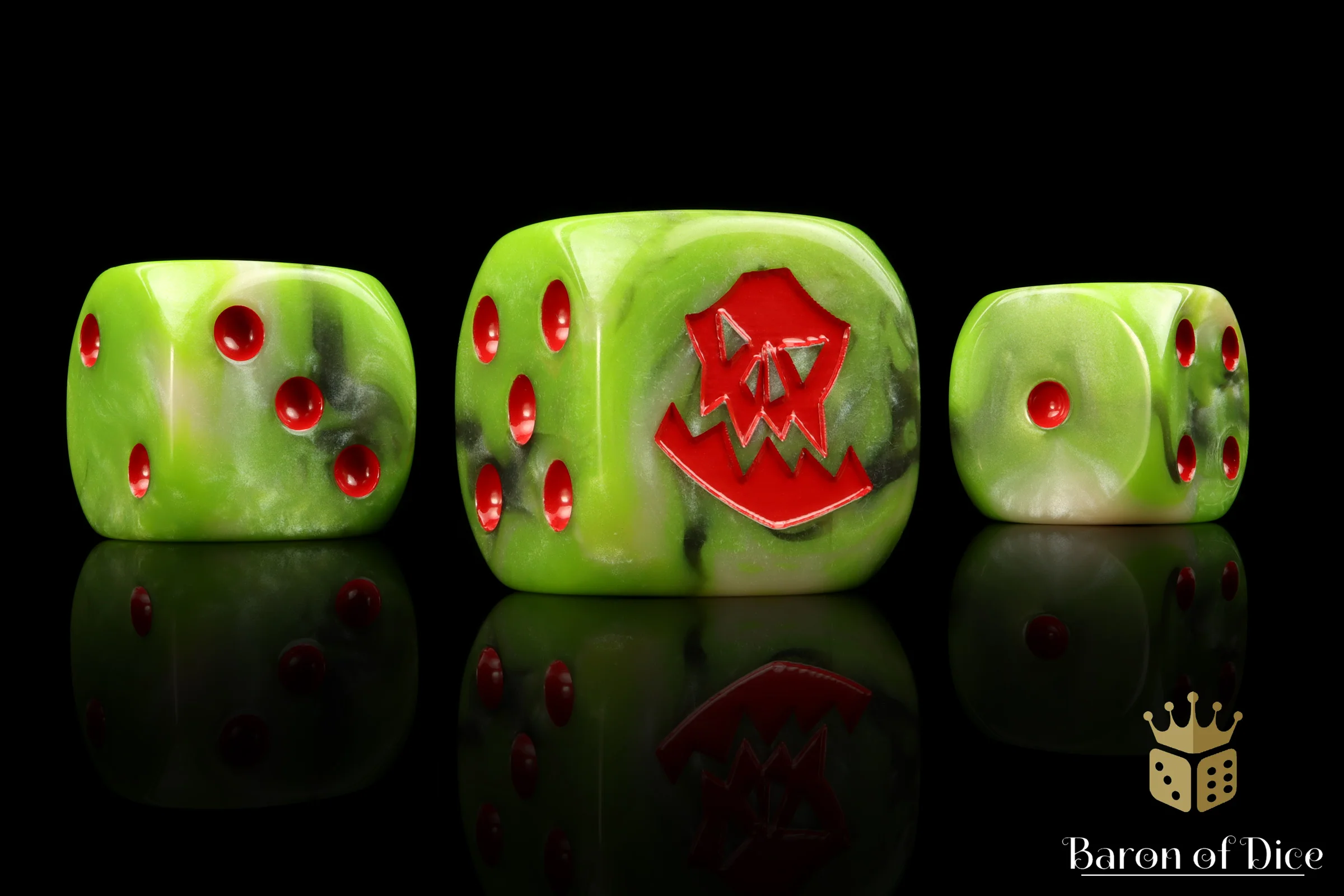 Orc Dice - Red - Image 5