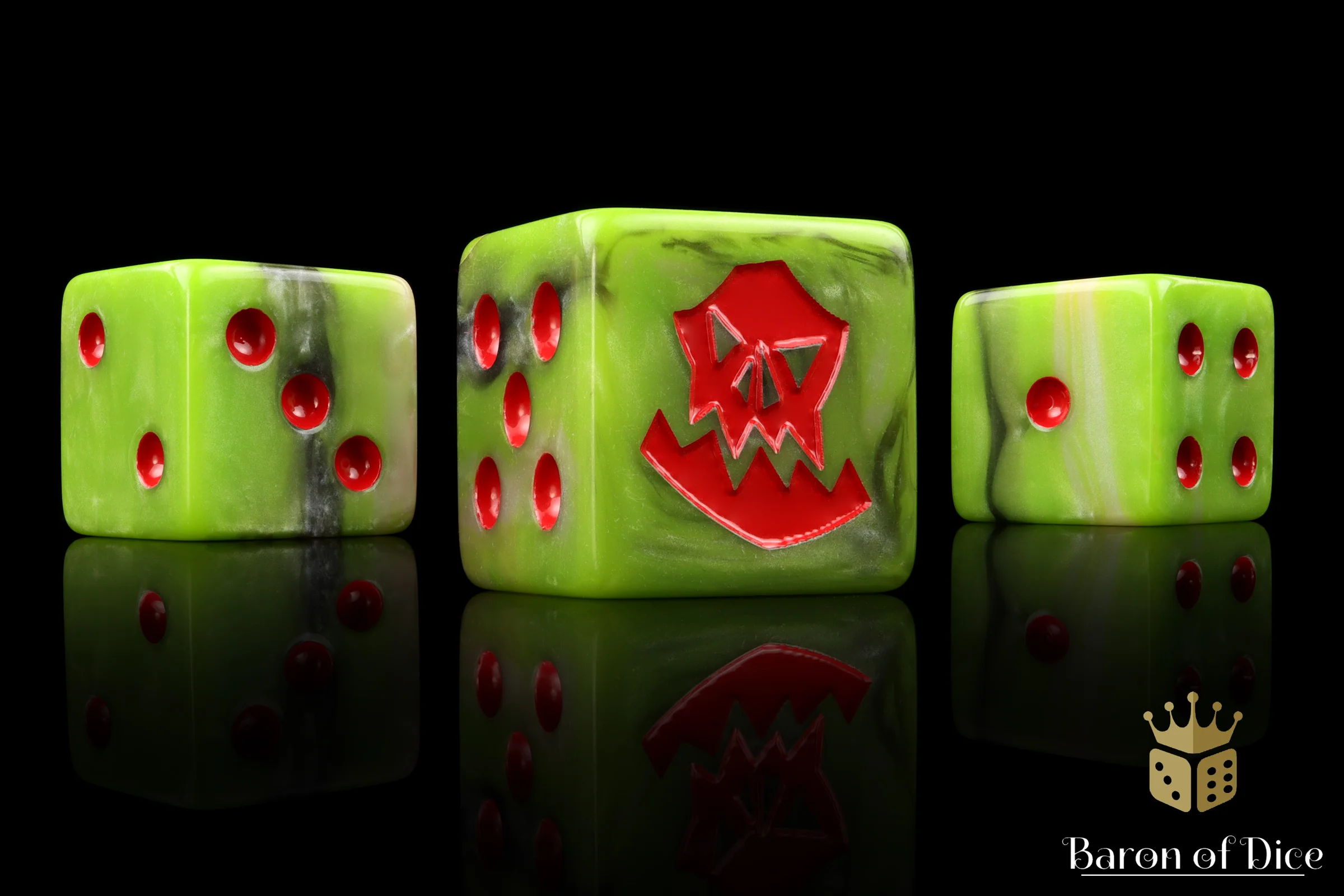 Orc Dice - Red - Image 6