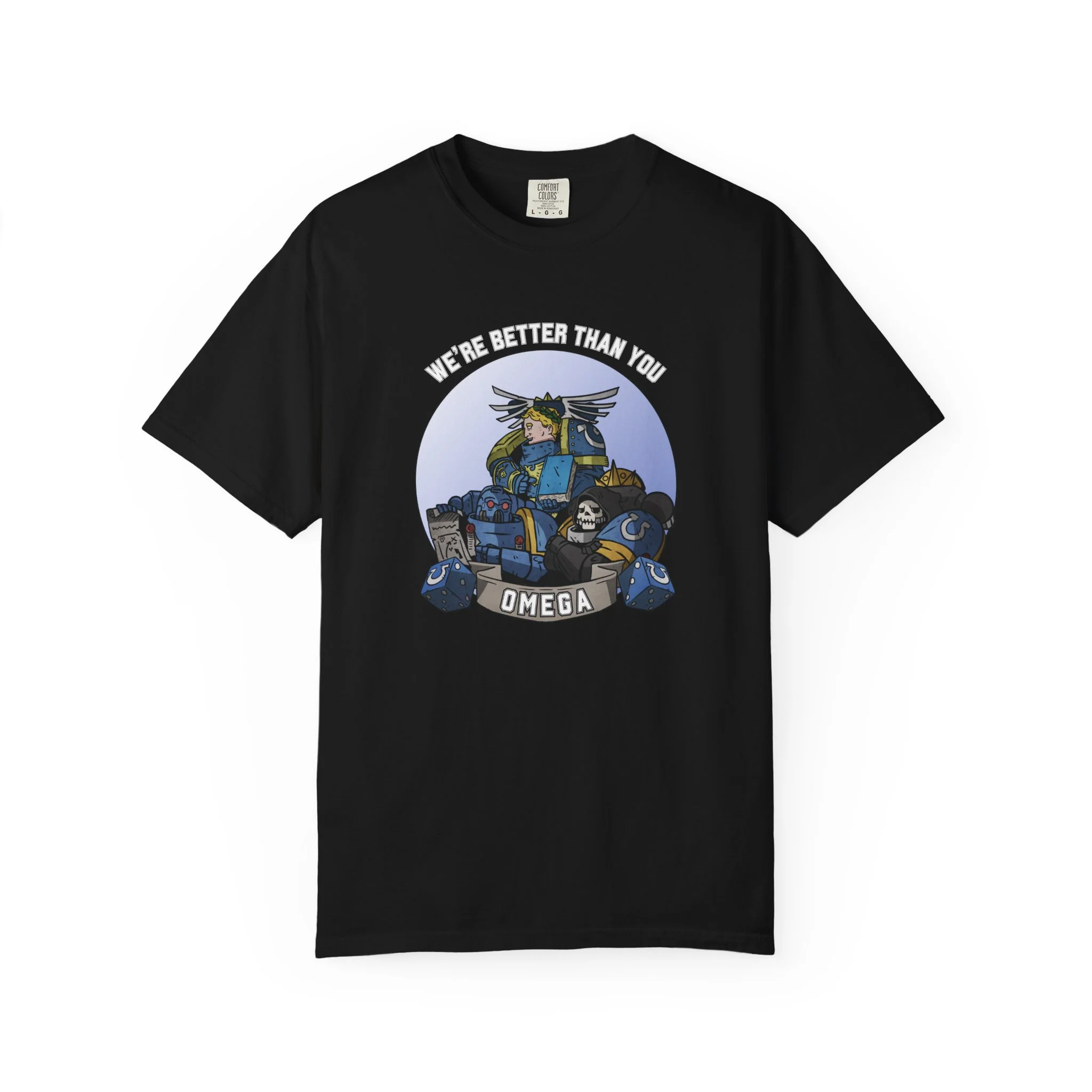 Omega - 'We're Better Than You' Graphic T-Shirt