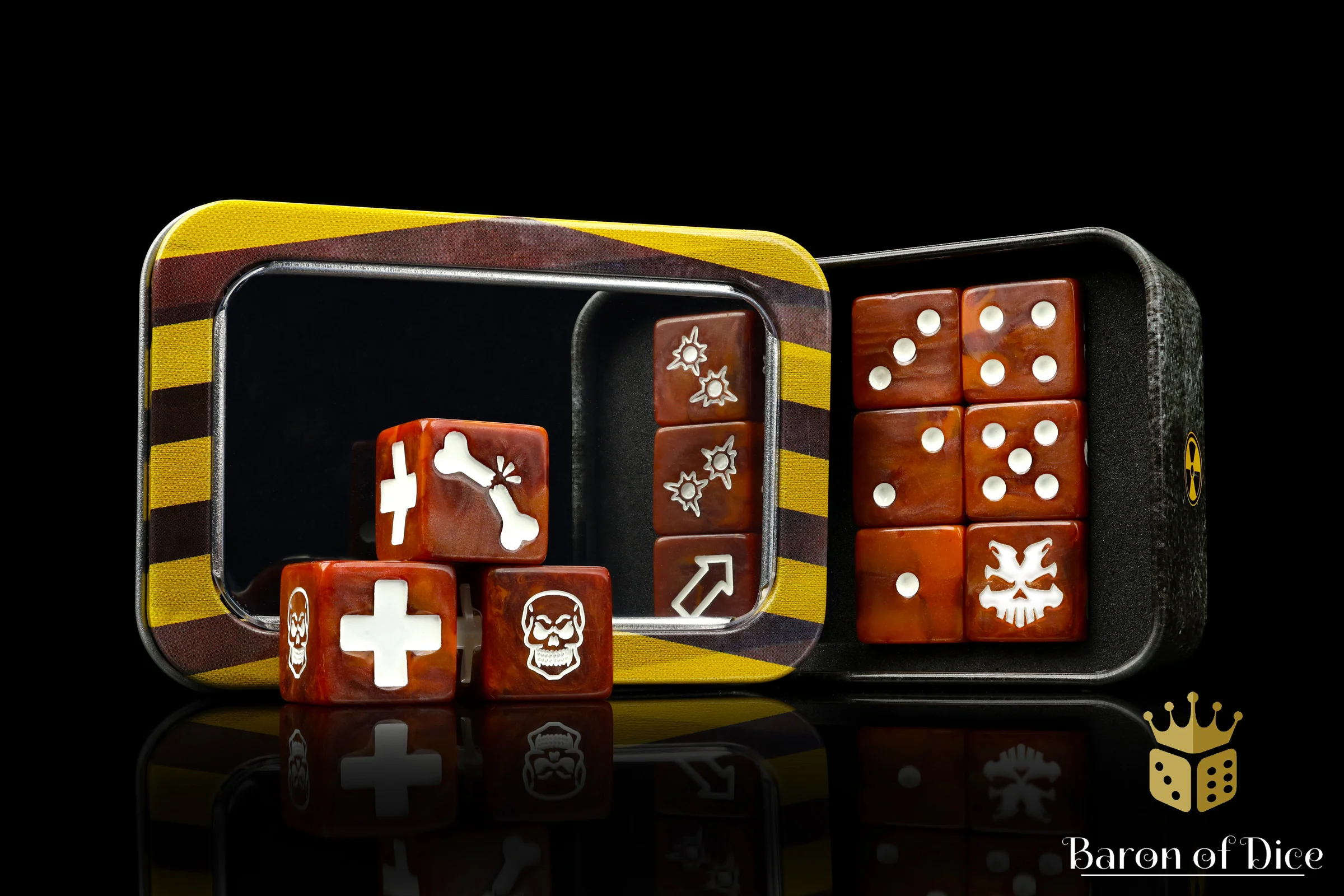 Oxidized Rust Dice - Skirmish Set - Image 2