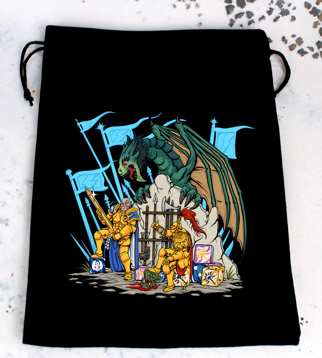 Premium Black Dice Bags - Image 4
