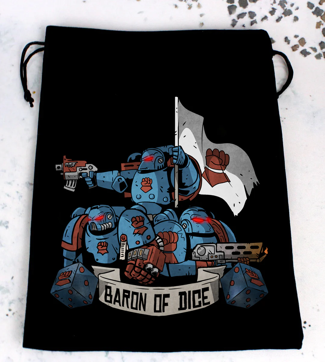 Premium Black Dice Bags - Image 64