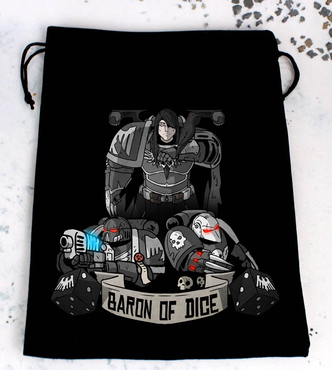 Premium Black Dice Bags - Image 68