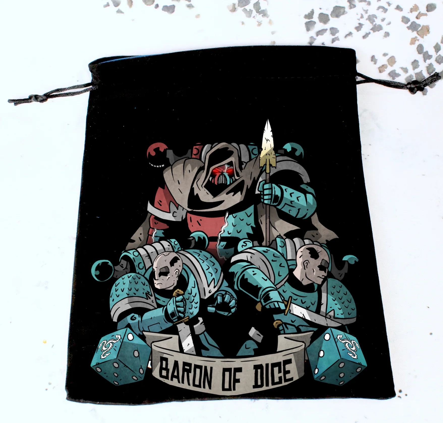 Premium Black Dice Bags - Image 79
