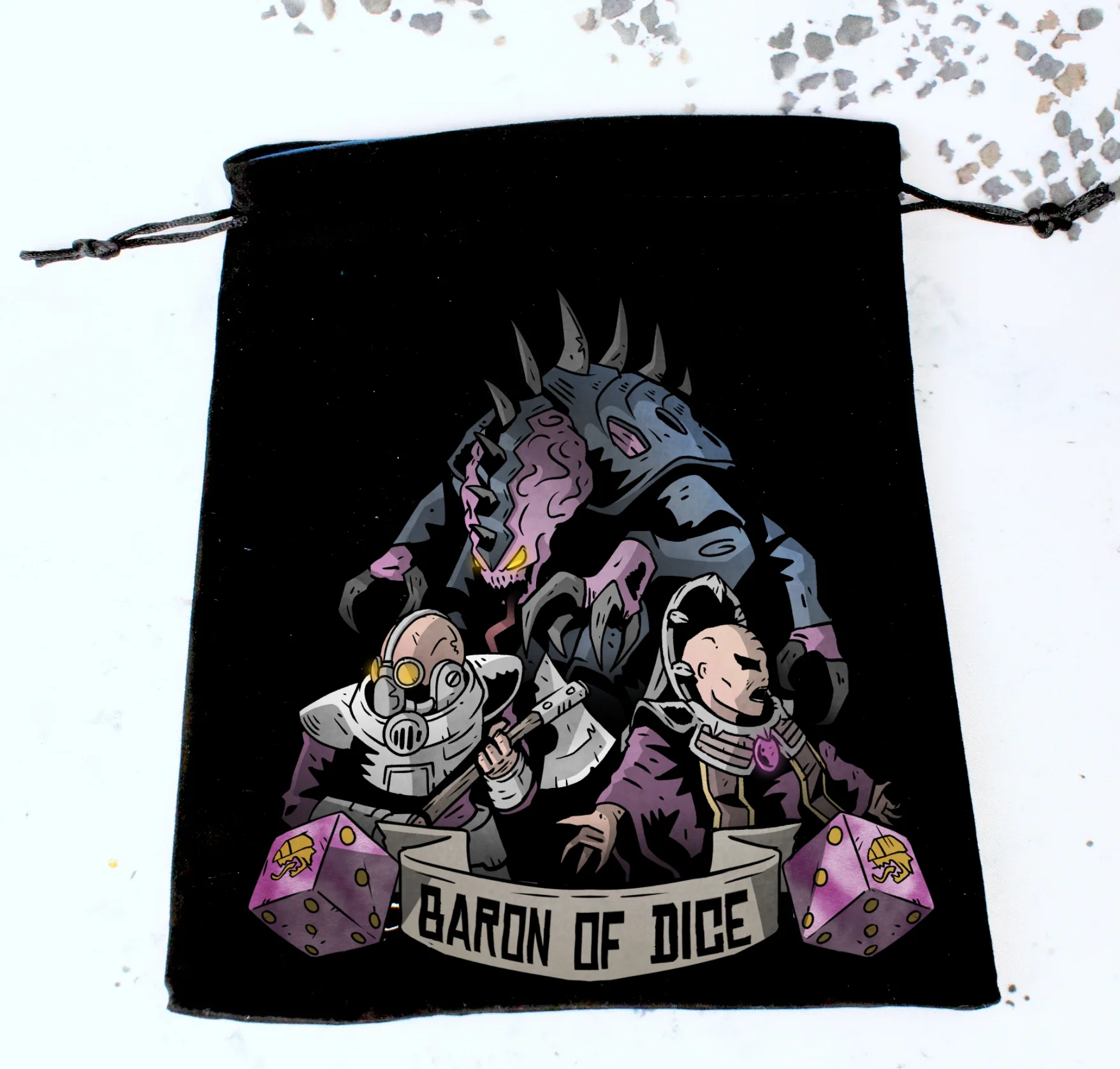 Premium Black Dice Bags - Image 80
