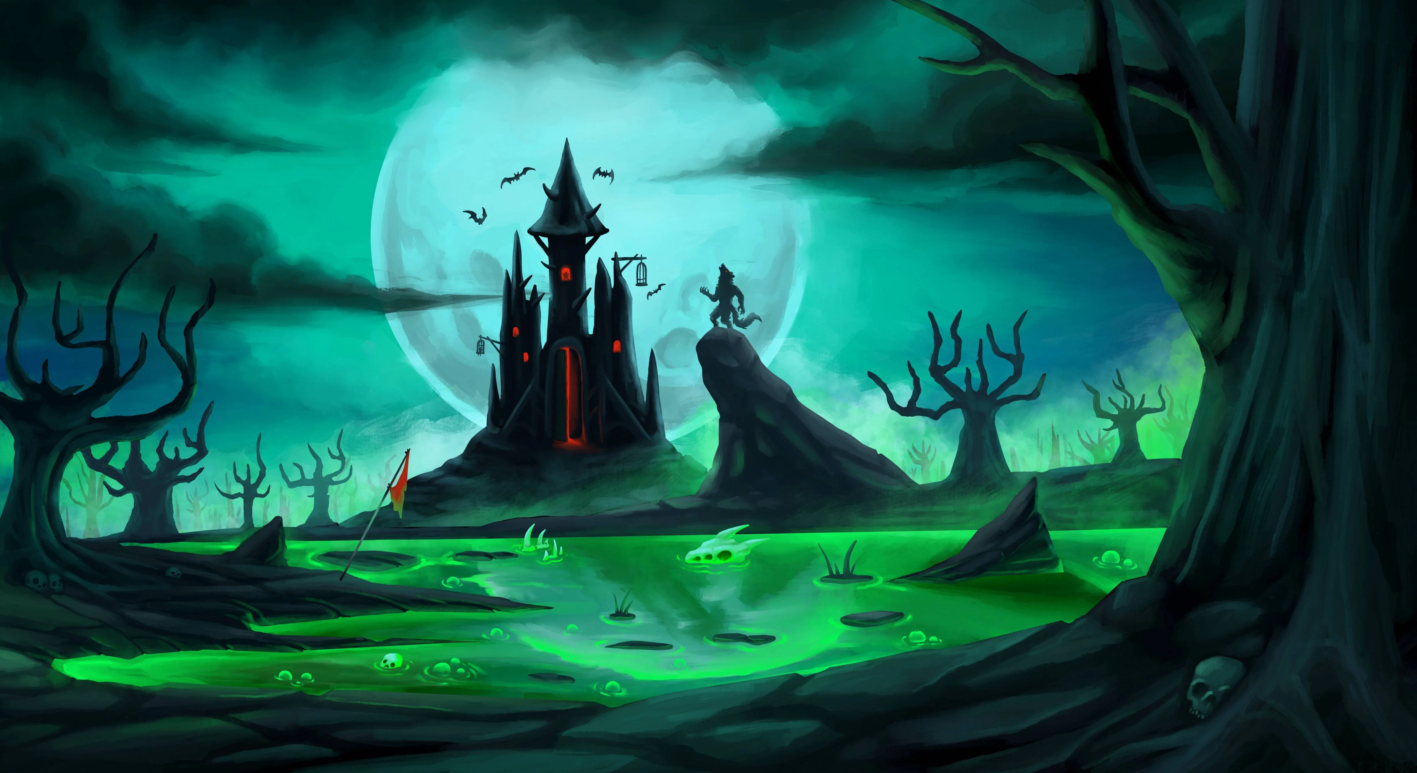 Premium Oversized Playmat - Graveyard - Image 3