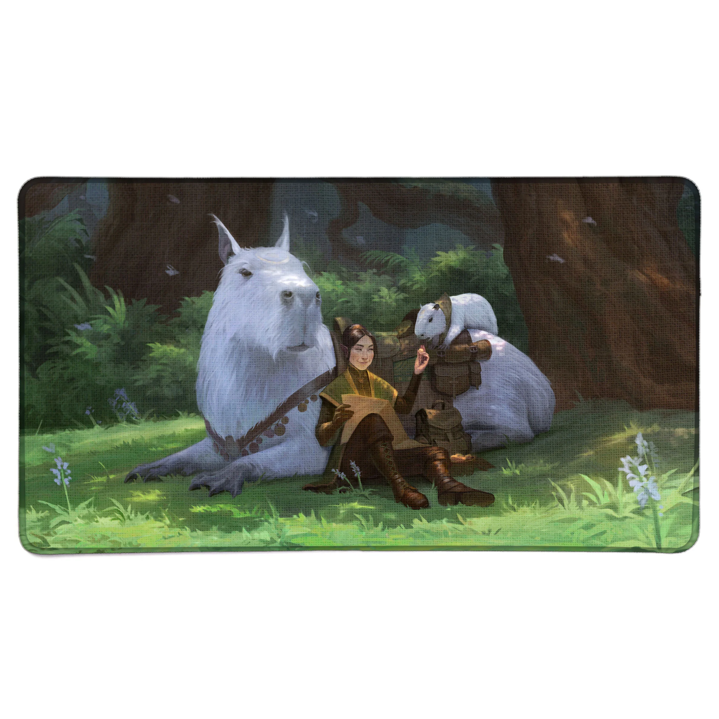 Premium Oversized Playmat | Irina Nordsol Series | Capybara Retreat - Image 3