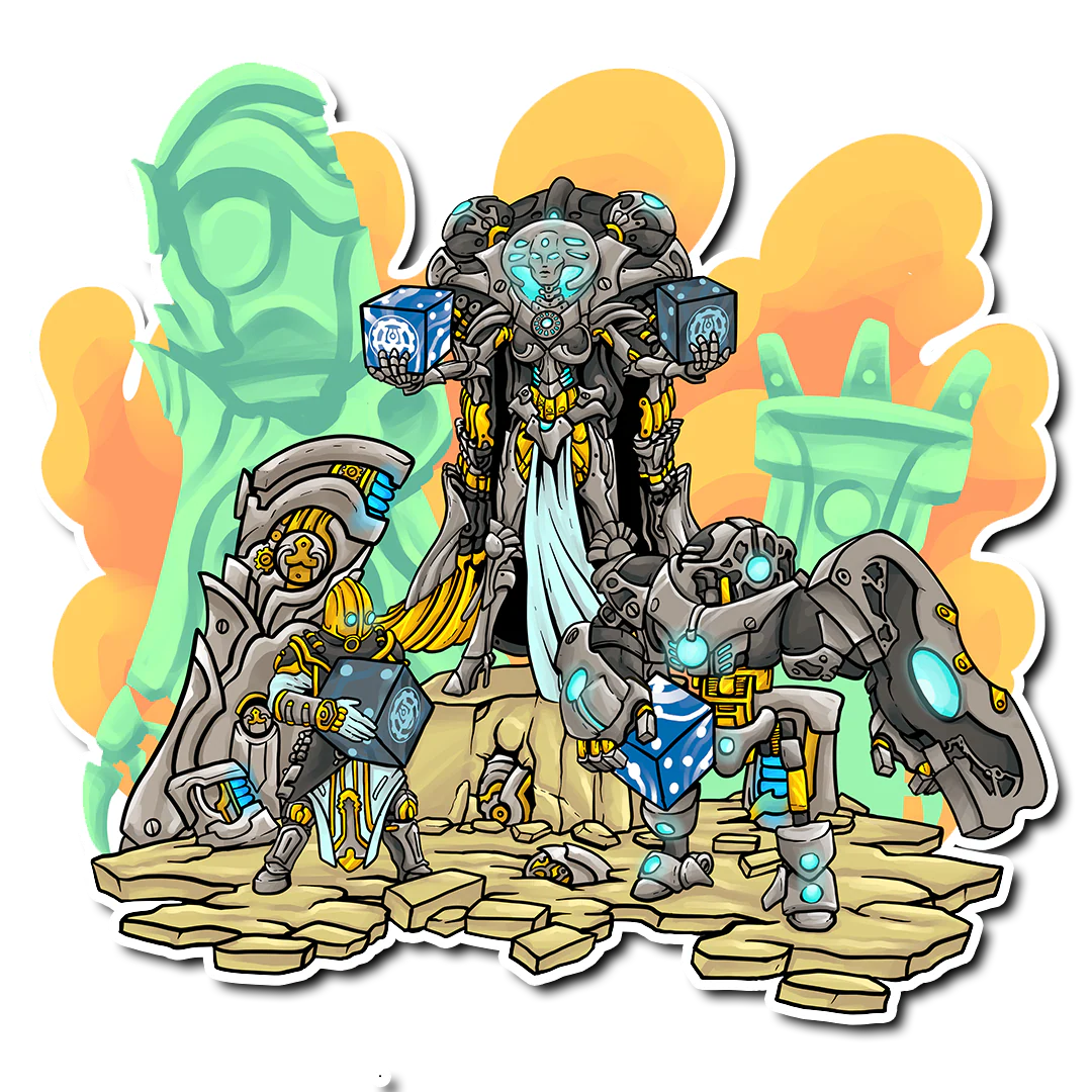 Premium Vinyl Stickers - Convergence
