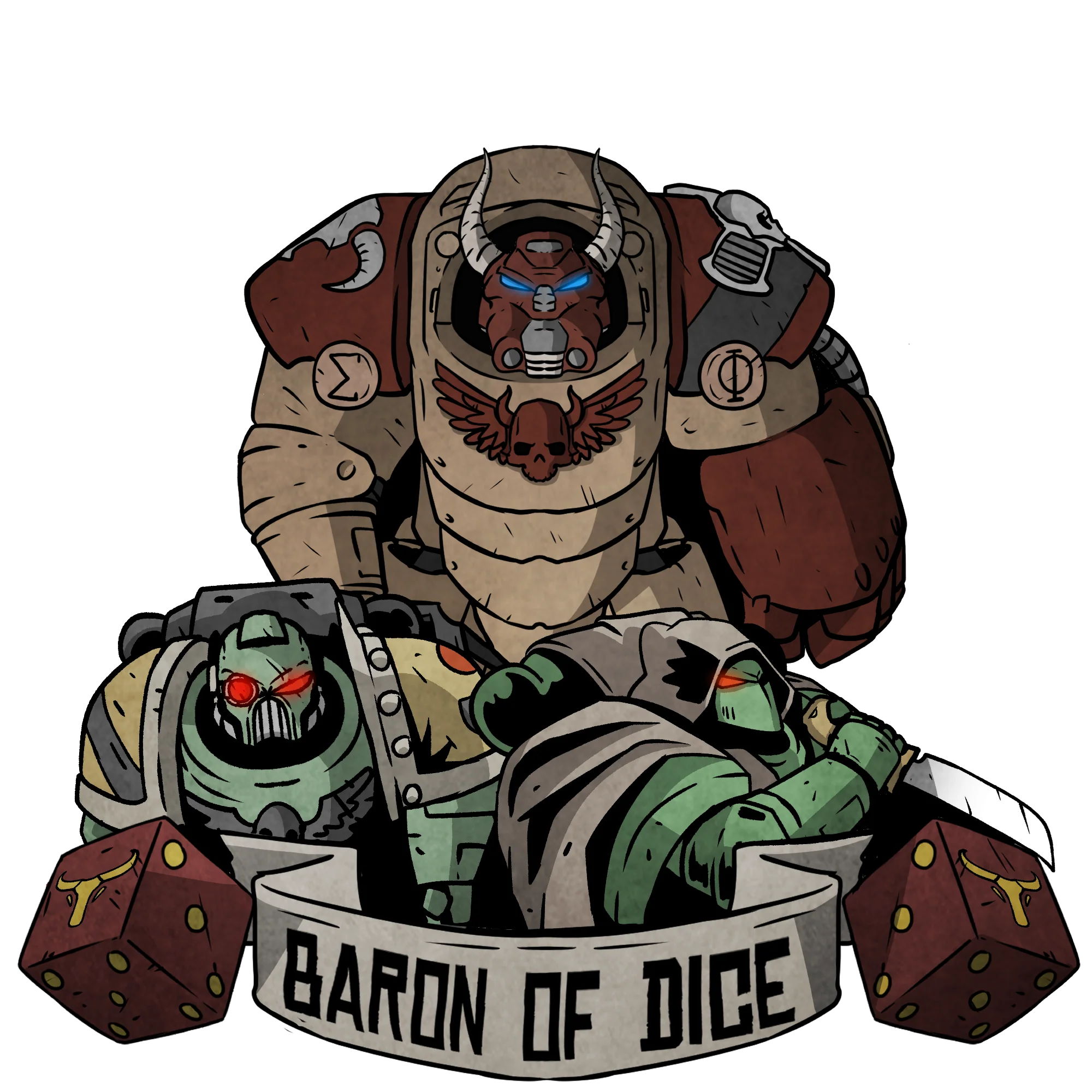 Premium Vinyl Stickers - Grim & Brutal