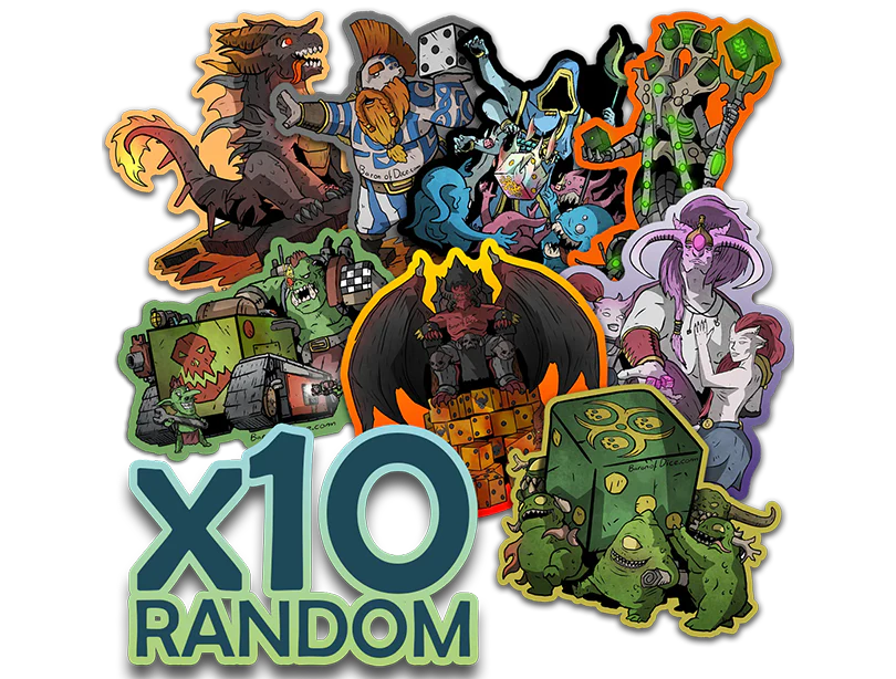 Premium Vinyl Stickers - x10 RANDOM!