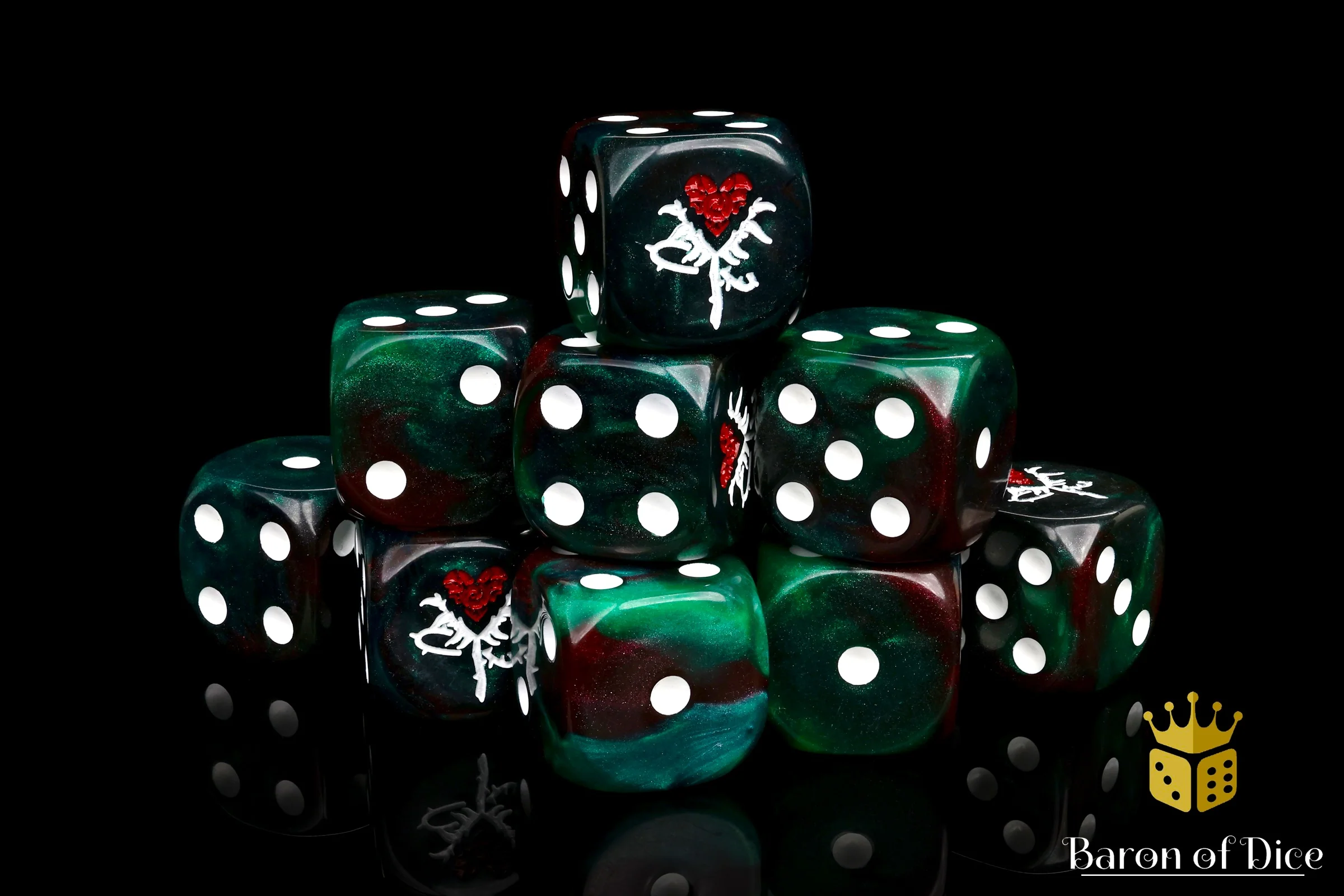 Reincarnate Dice - Red Rose - Image 5