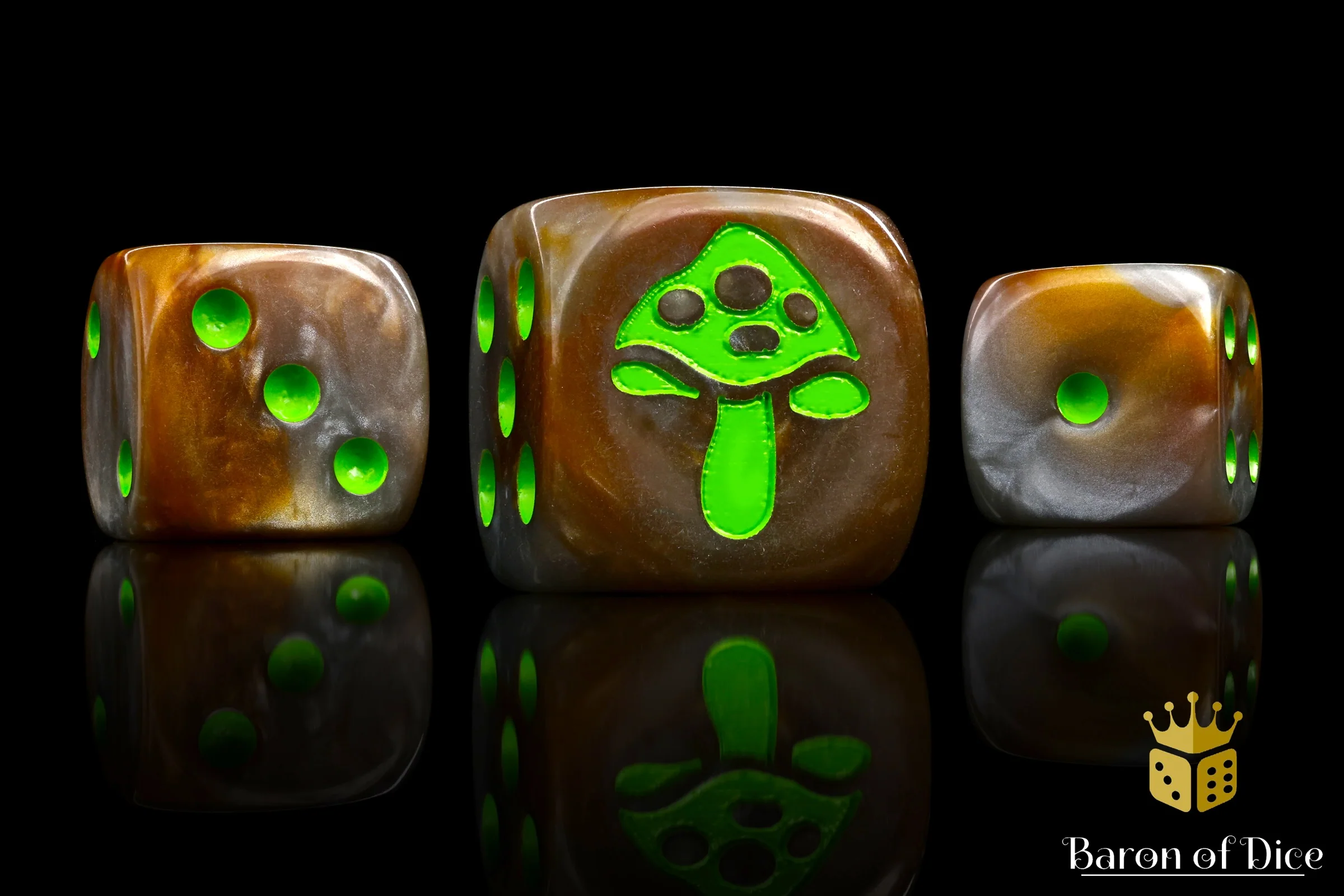 Shroom Dice - Bright Green - Image 4