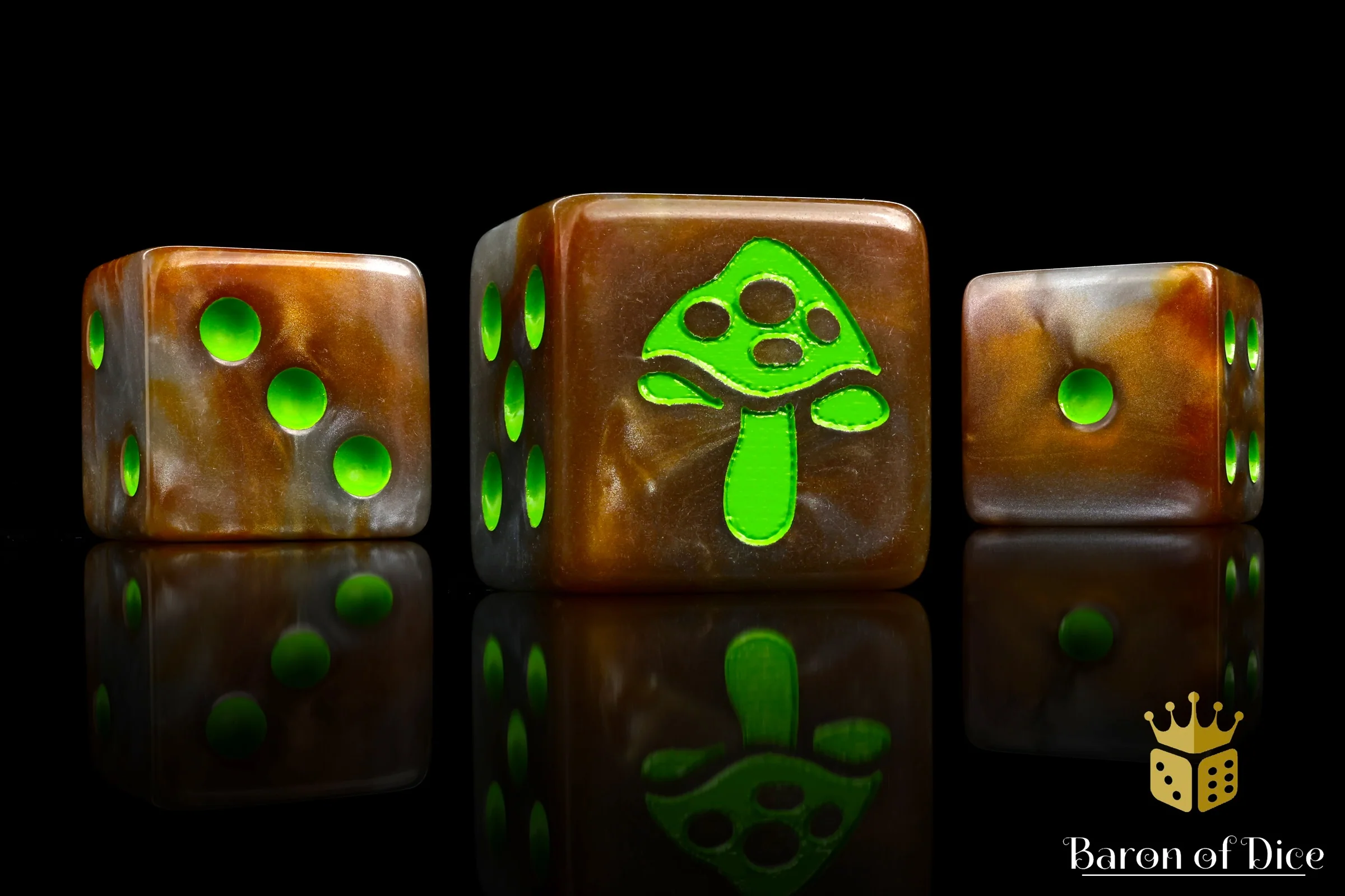 Shroom Dice - Bright Green - Image 5