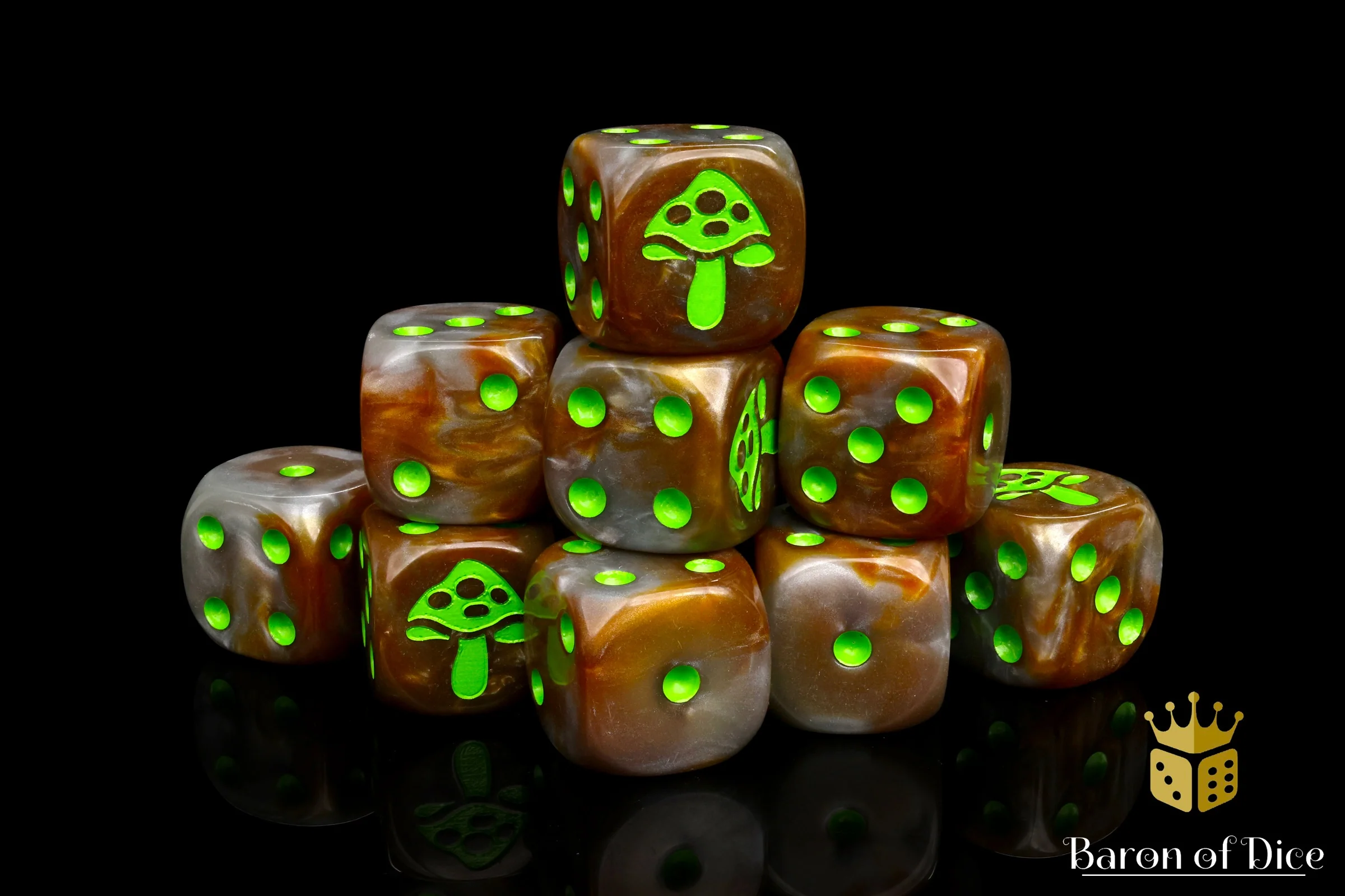 Shroom Dice - Bright Green - Image 7