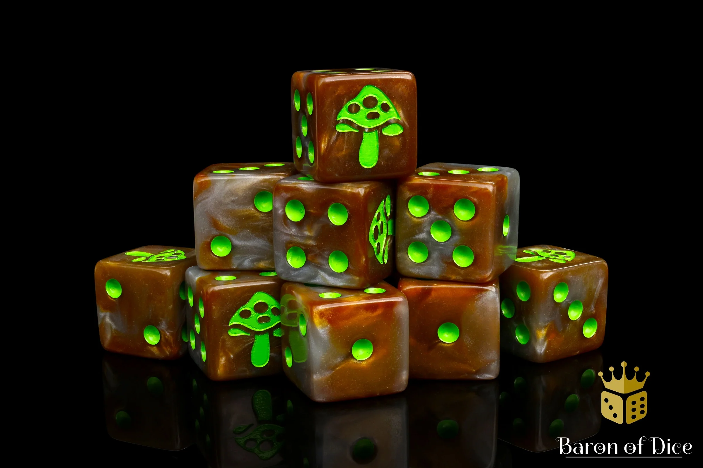 Shroom Dice - Bright Green - Image 8