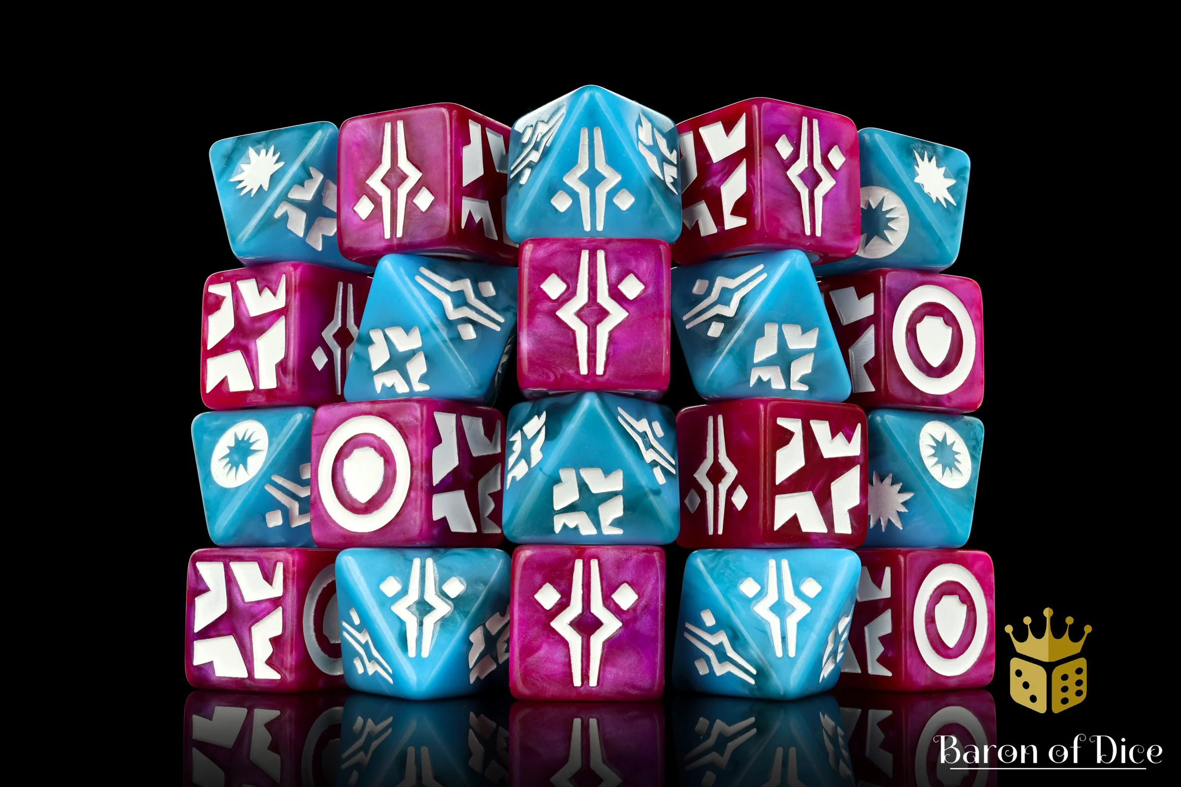 Alien Icon Galactic Skirmish Dice - Set of 20 - Image 3