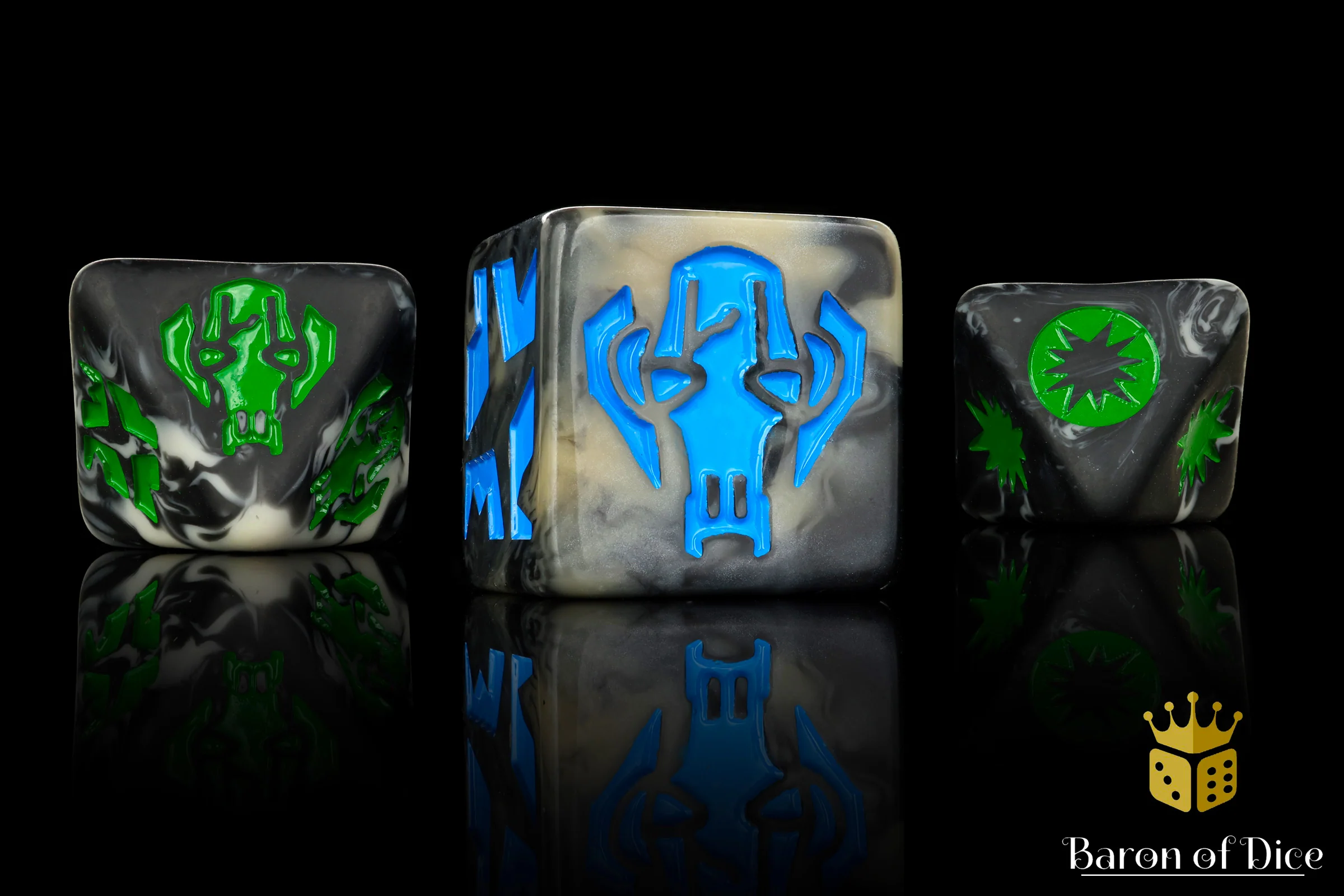 Droid General (Dark) Galactic Skirmish Dice - Set of 20 - Image 2