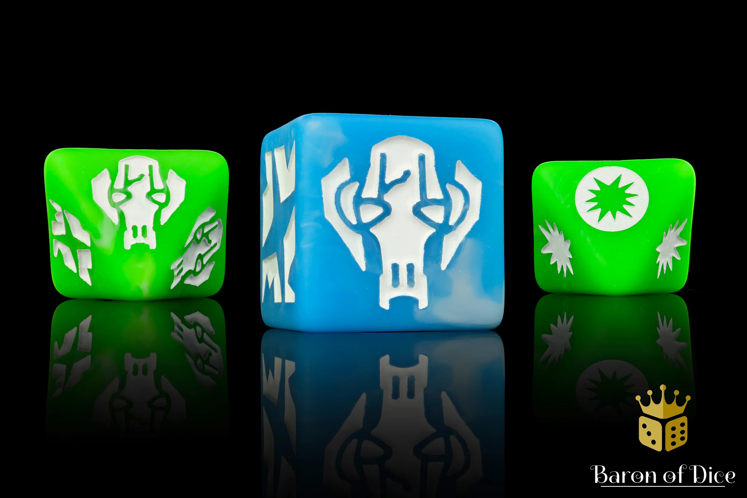 Droid General (Light) Galactic Skirmish Dice - Set of 20 - Image 2