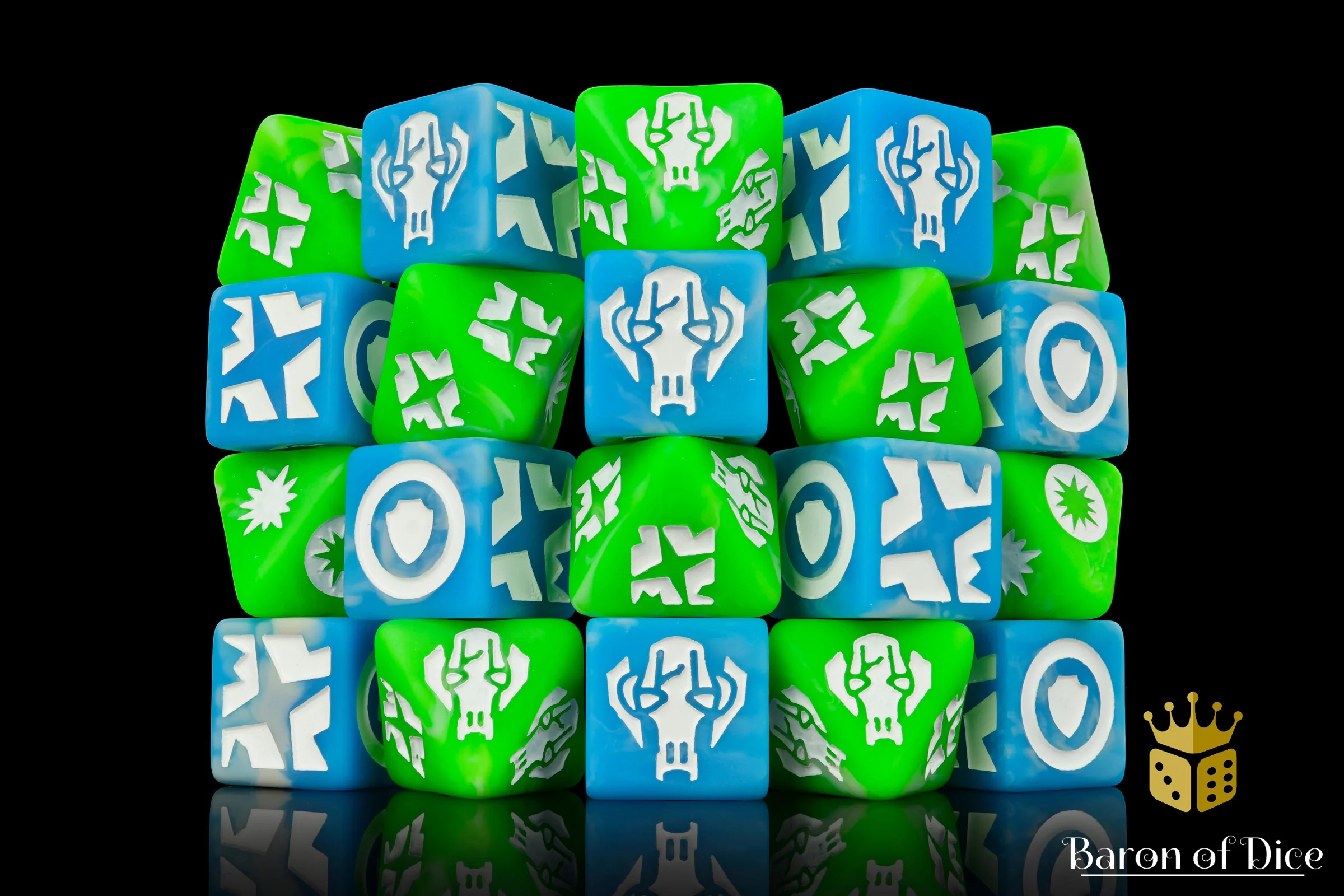 Droid General (Light) Galactic Skirmish Dice - Set of 20 - Image 3