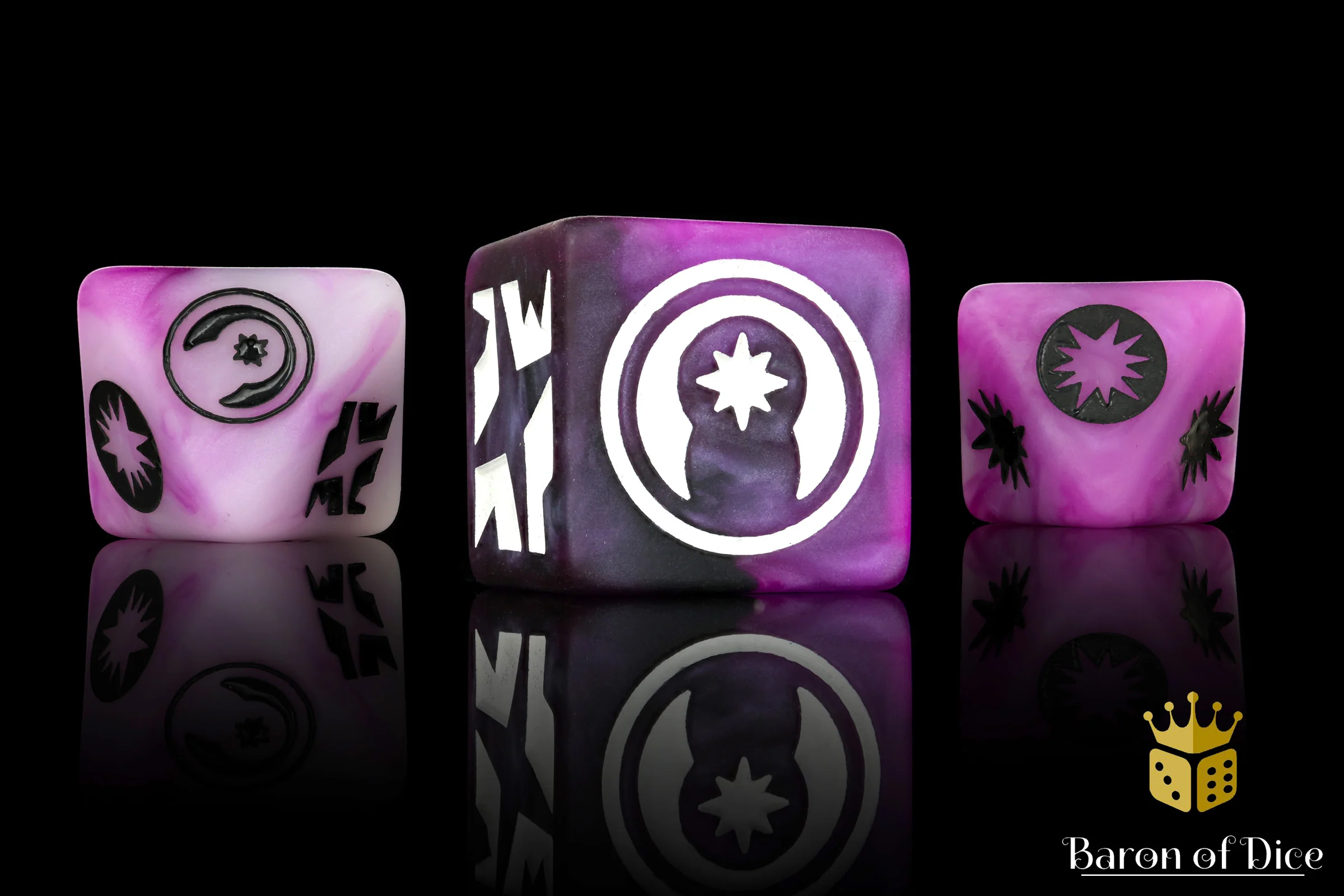 Good Karma (Purple) Galactic Skirmish Dice - Set of 20 - Image 2