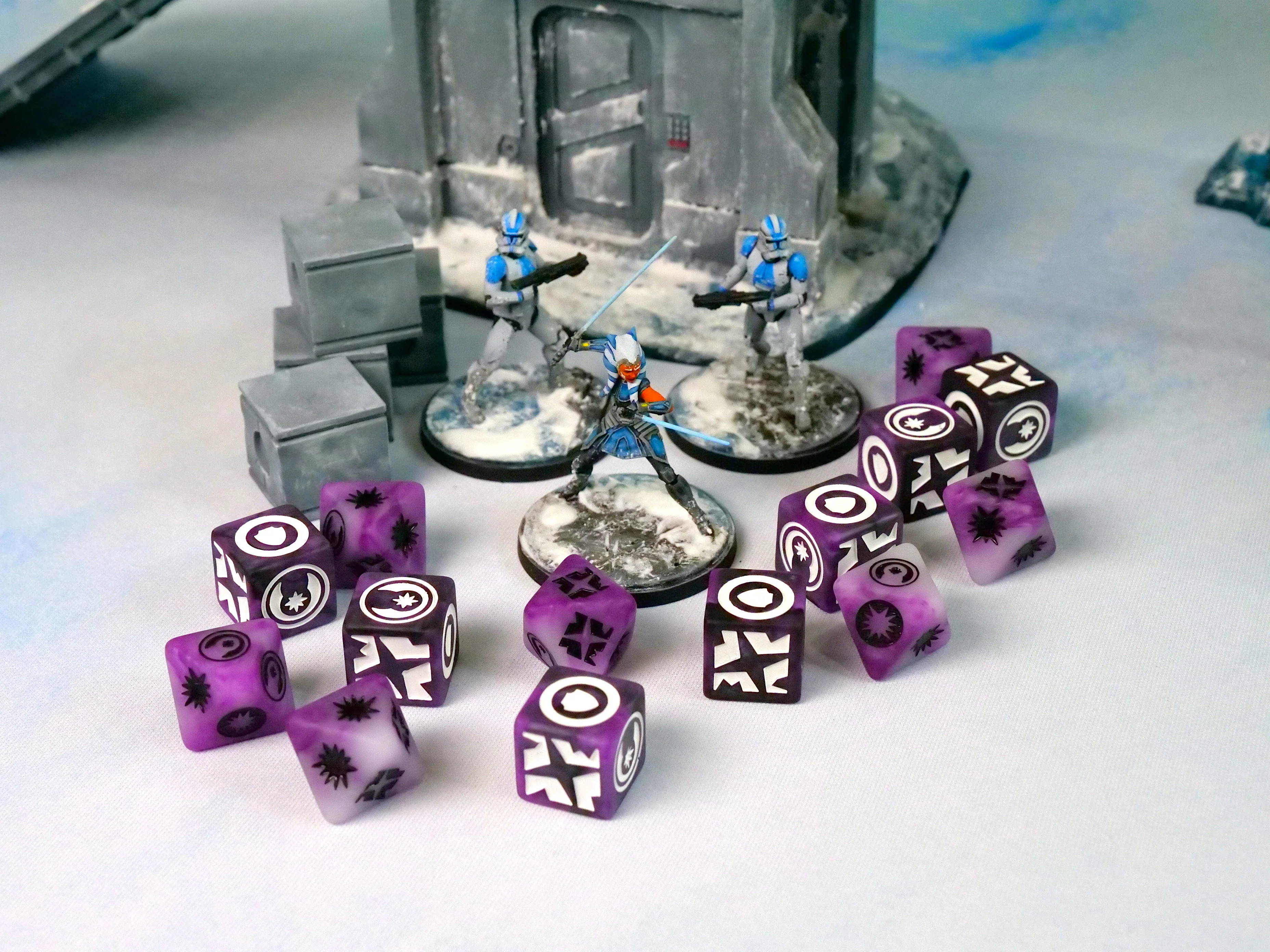 Good Karma (Purple) Galactic Skirmish Dice - Set of 20 - Image 5