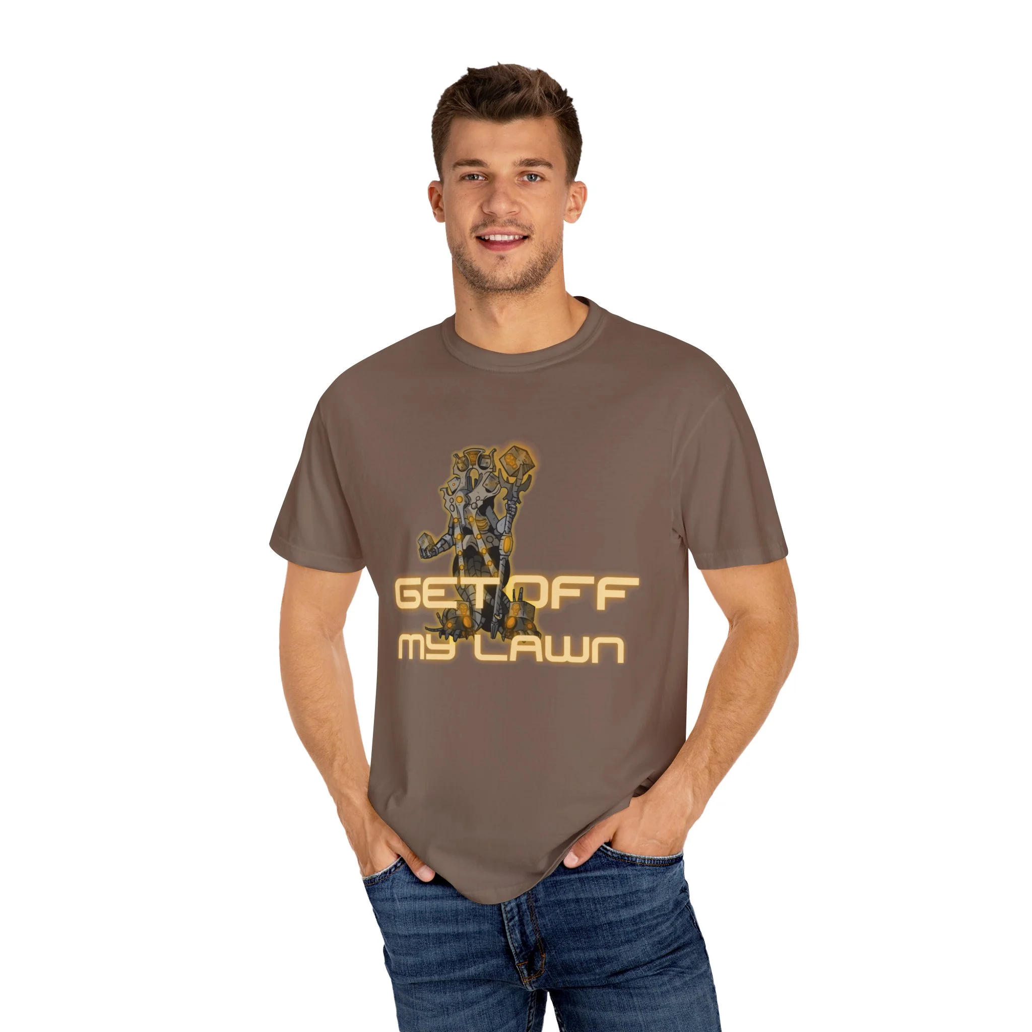 Slumbering Machine, Get Off My Lawn T-Shirt - Image 3