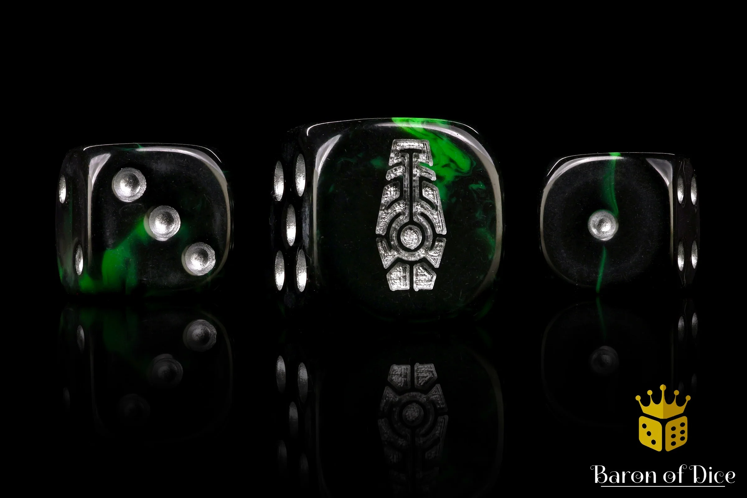 Day of the Dead Dice - Silver Coffin - Image 3