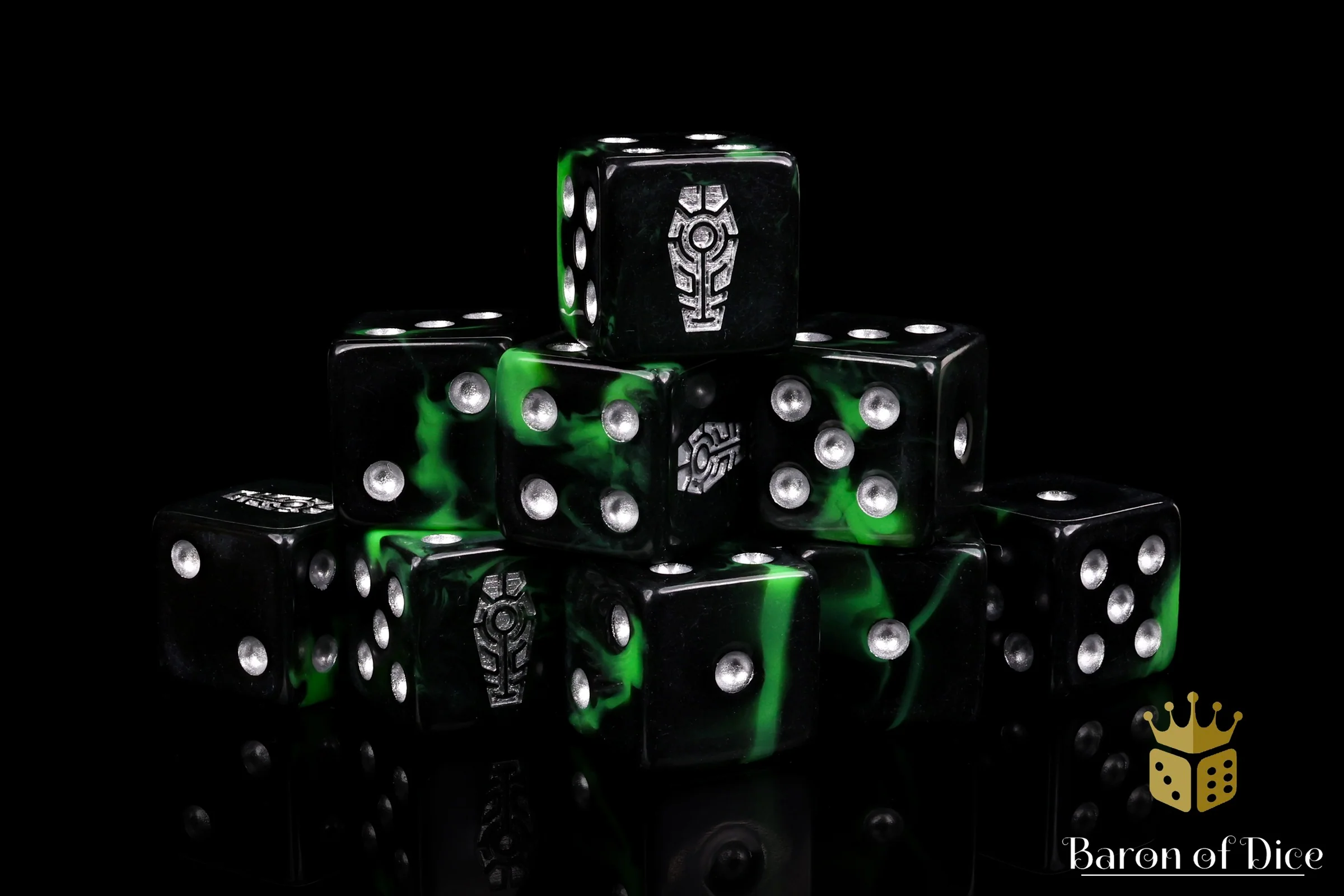 Day of the Dead Dice - Silver Coffin - Image 6