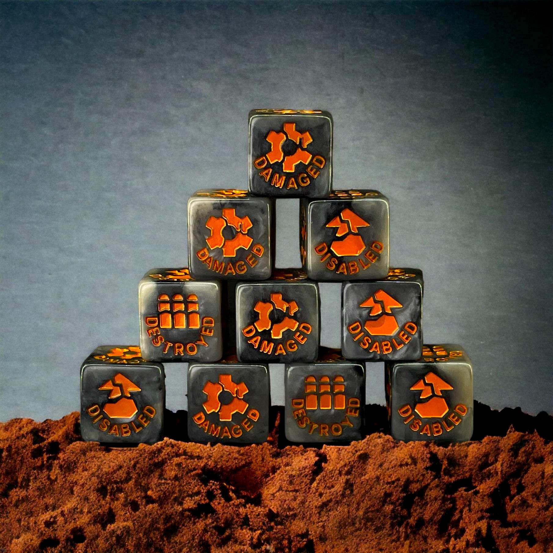 Smoke Vehicle Damage Dice - Legion Compatible - Image 3