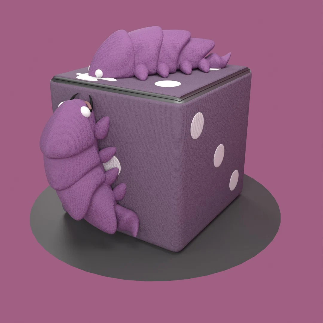Space Bug Plushie Dice Bag - Image 7