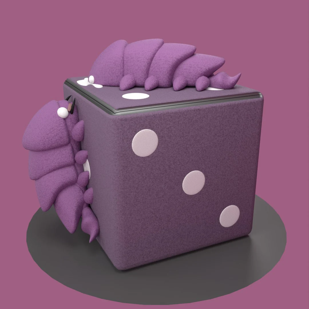Space Bug Plushie Dice Bag - Image 9