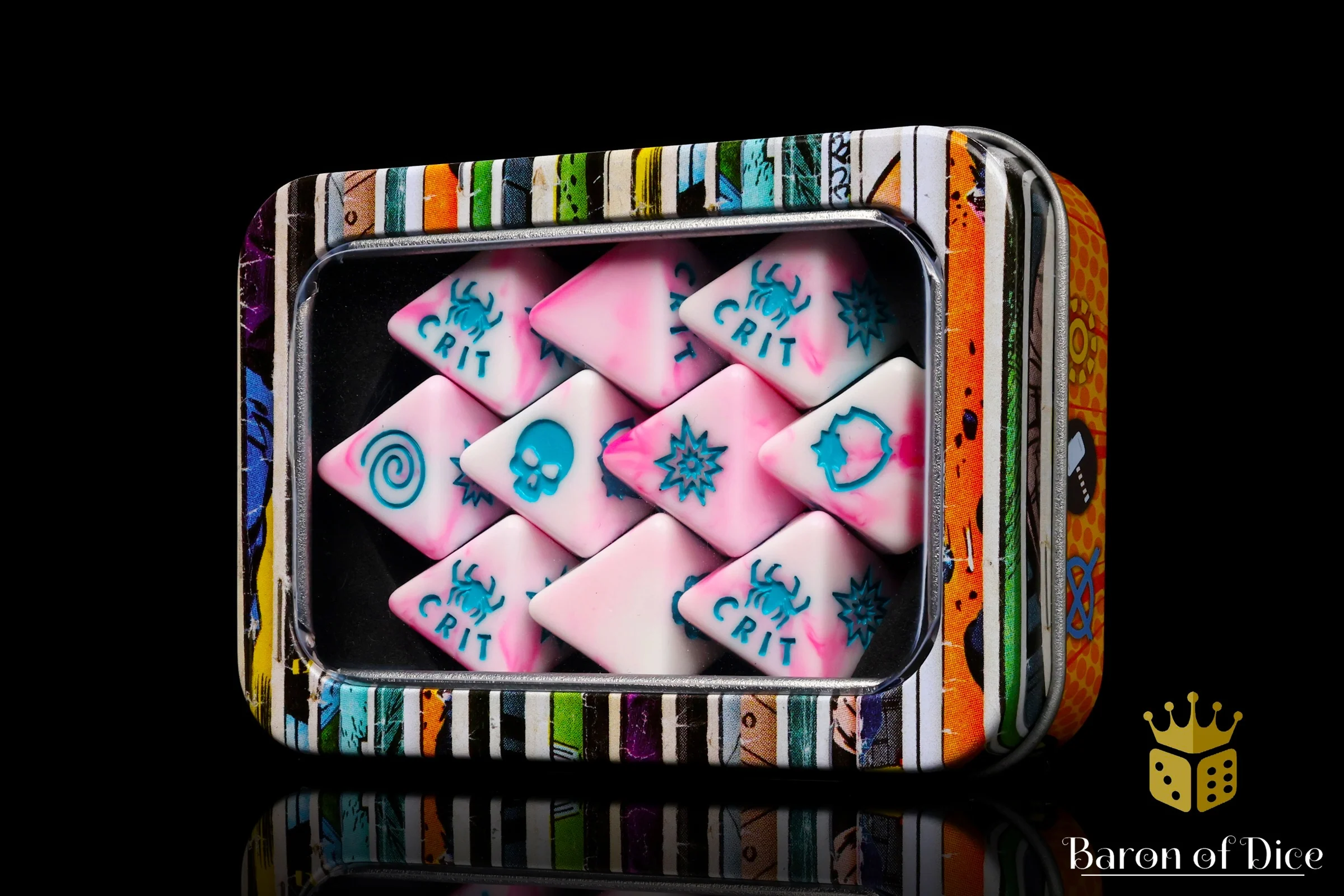 Spectral Spider D8 Dice Set - Image 2