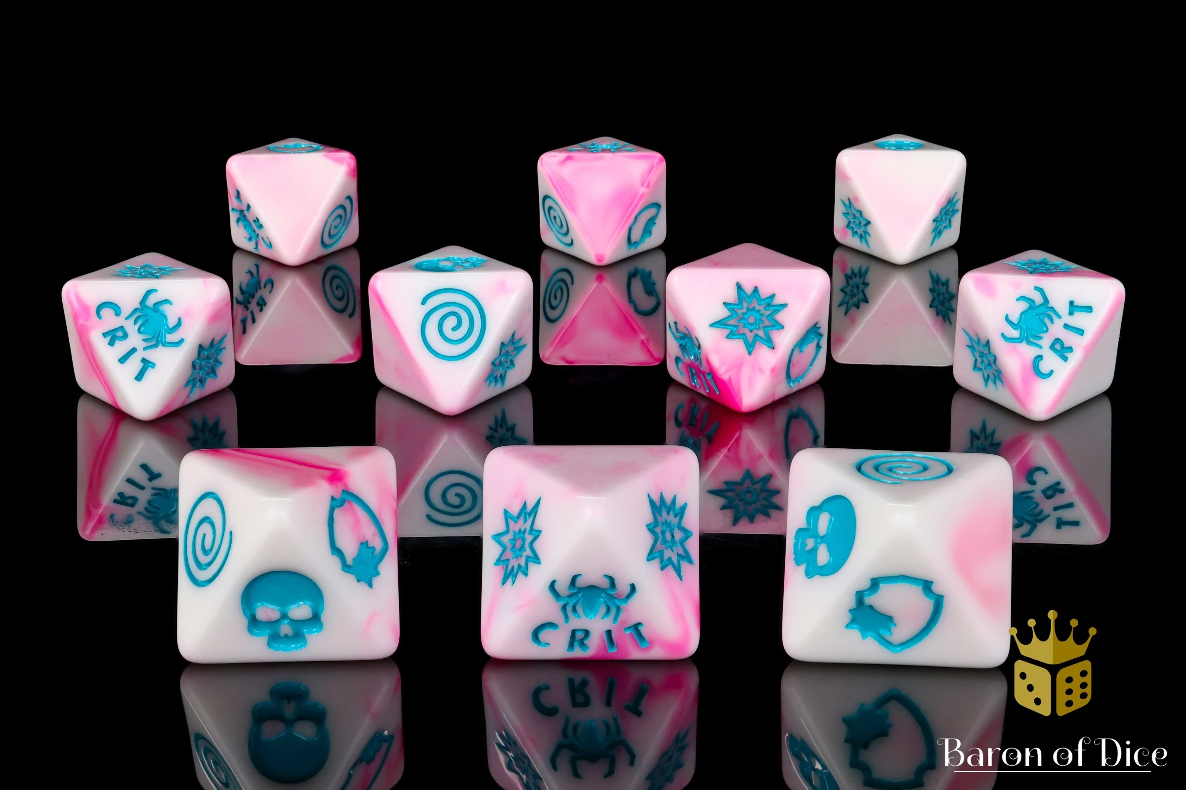 Spectral Spider D8 Dice Set - Image 3
