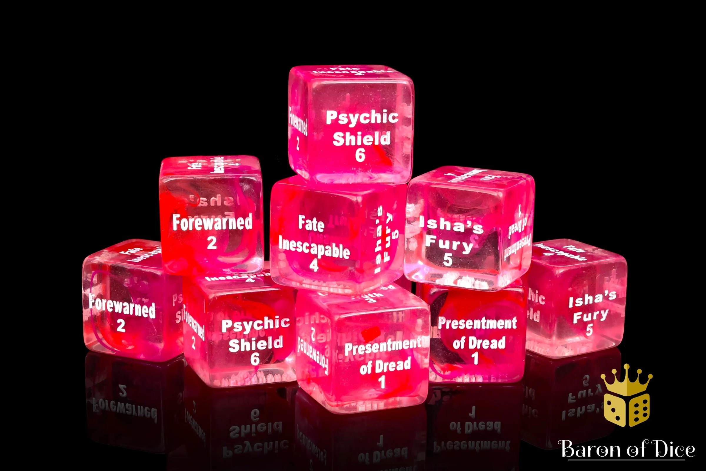 Strands of Fate Dice - 10th Edition - Red - Image 3